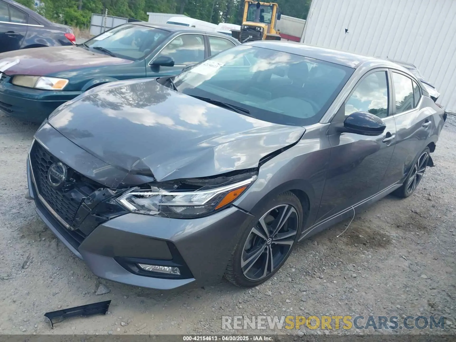 2 fotografías del automóvil dañado 3N1AB8DV6LY275839 NISSAN SENTRA 2020
