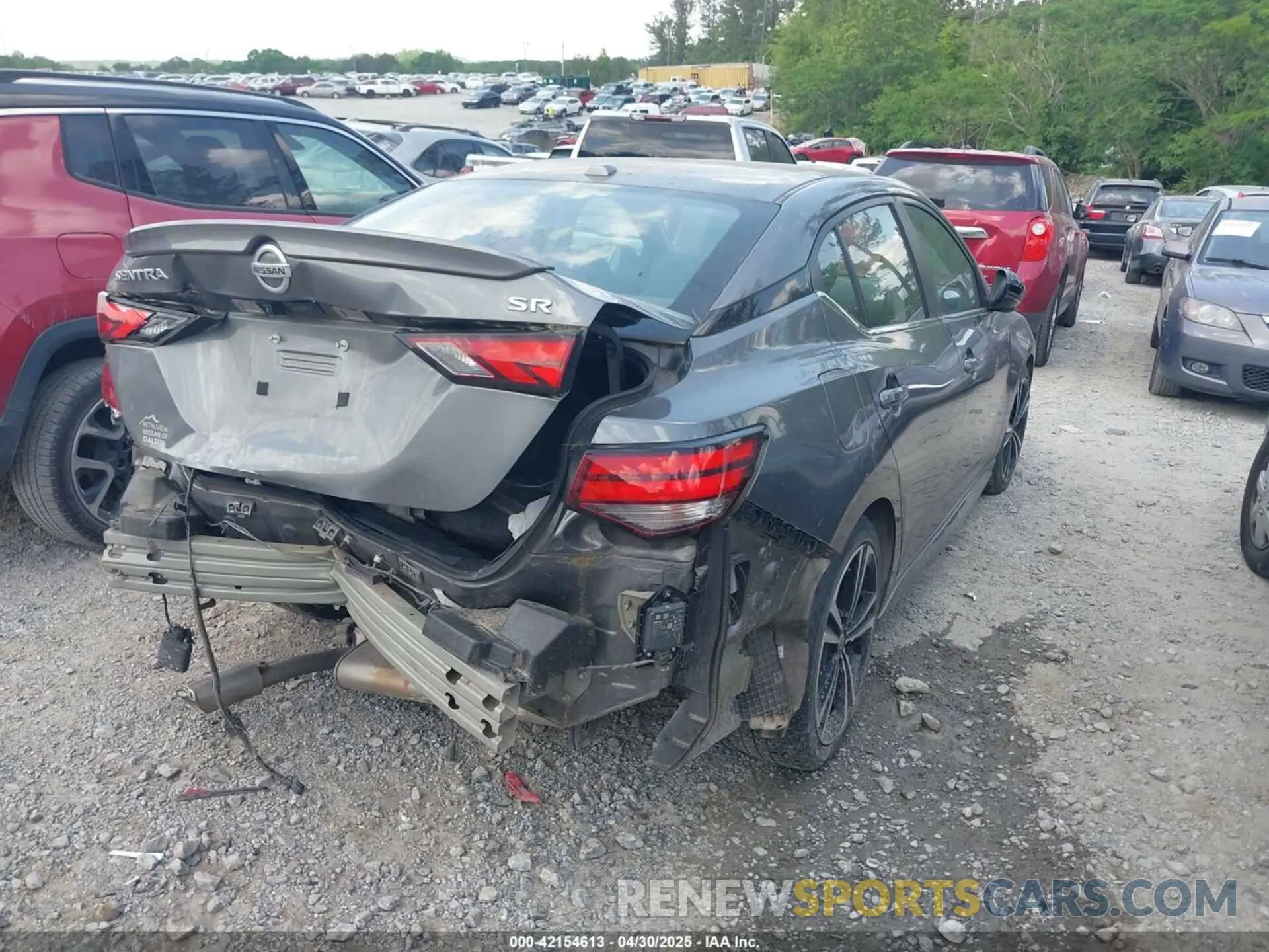 4 fotografías del automóvil dañado 3N1AB8DV6LY275839 NISSAN SENTRA 2020