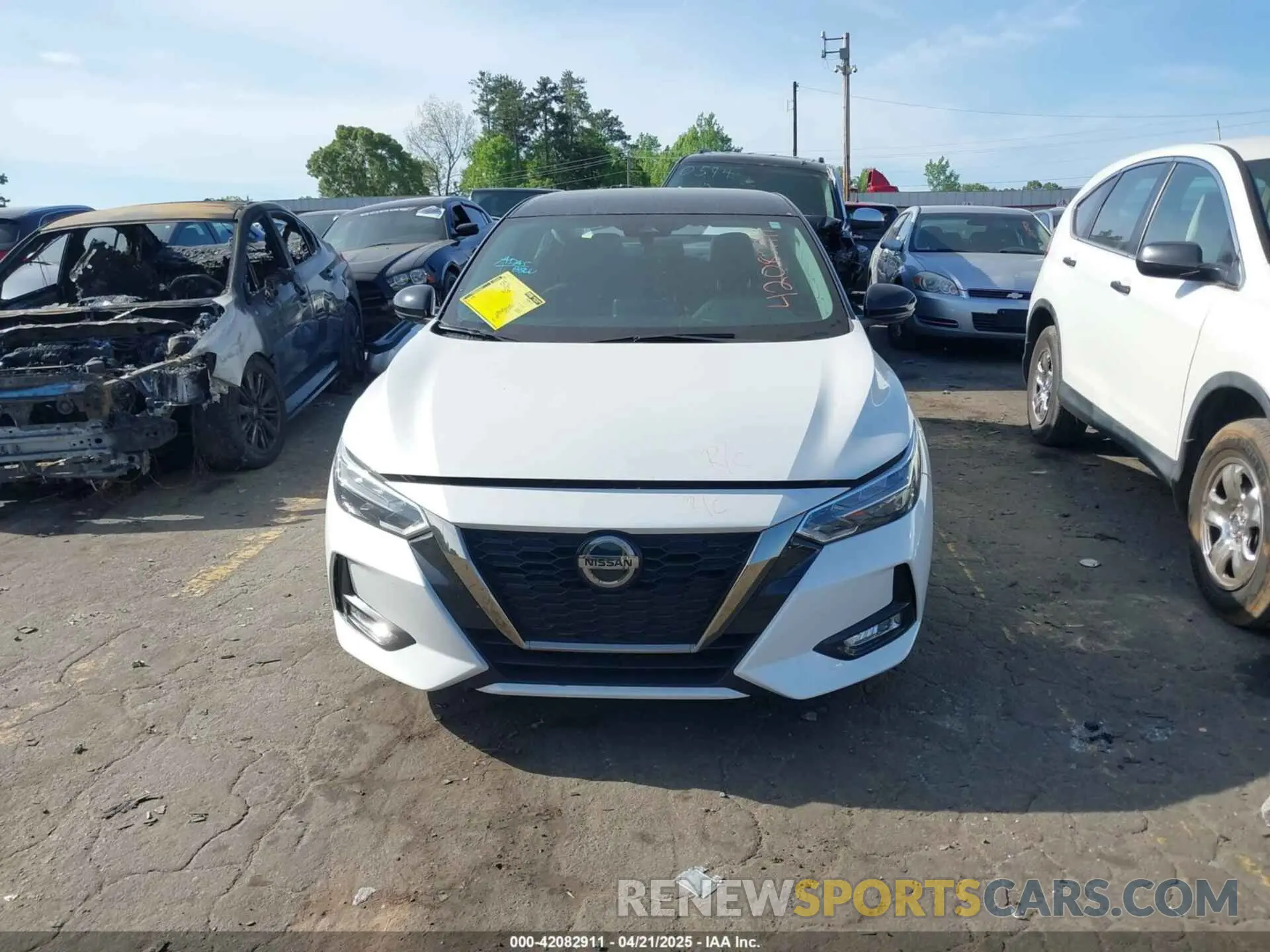 12 fotografías del automóvil dañado 3N1AB8DV6LY290485 NISSAN SENTRA 2020