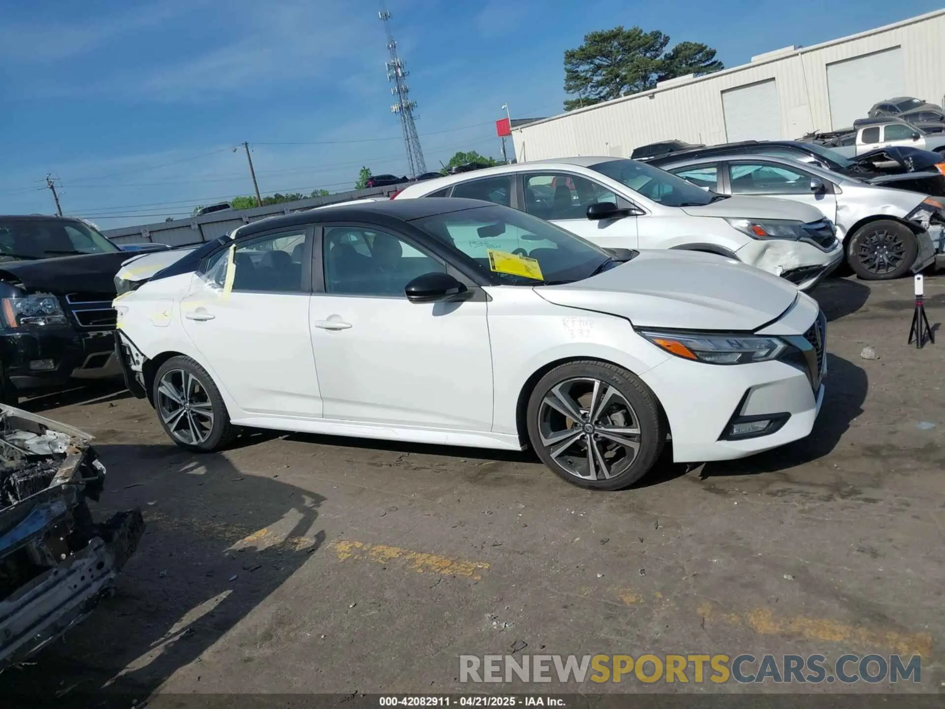 13 fotografías del automóvil dañado 3N1AB8DV6LY290485 NISSAN SENTRA 2020
