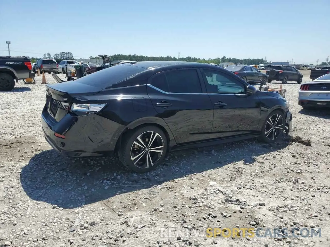 3 fotografías del automóvil dañado 3N1AB8DV6LY304160 NISSAN SENTRA 2020