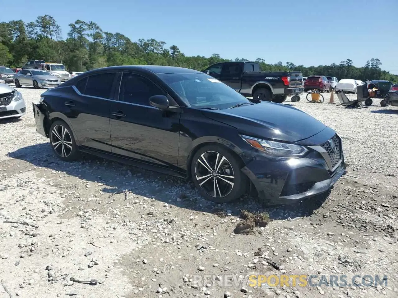 4 fotografías del automóvil dañado 3N1AB8DV6LY304160 NISSAN SENTRA 2020