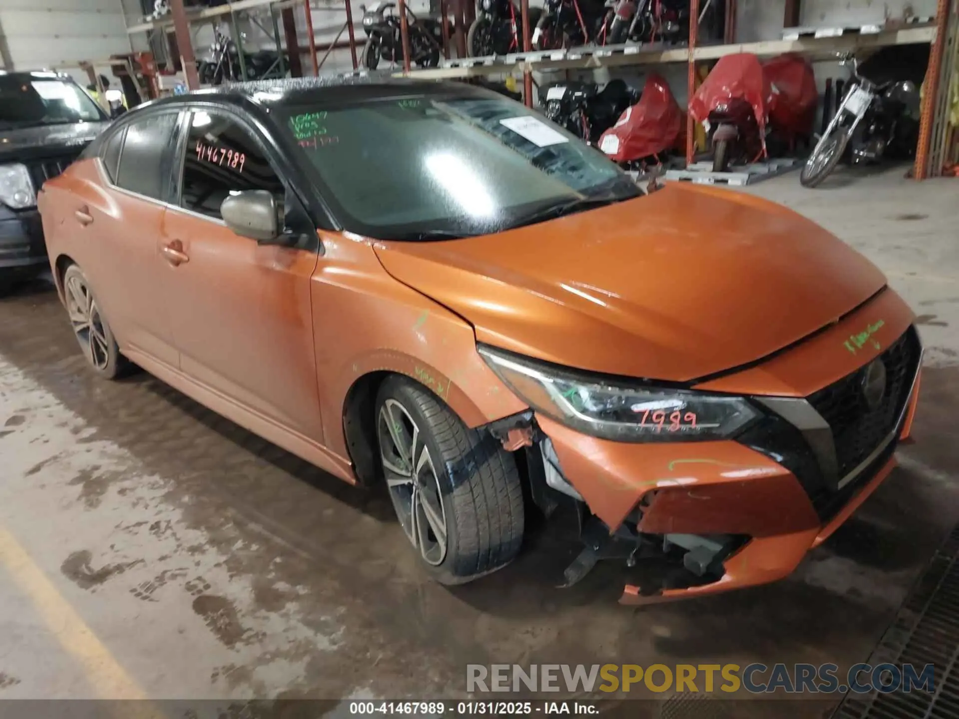 1 fotografías del automóvil dañado 3N1AB8DV6LY304630 NISSAN SENTRA 2020
