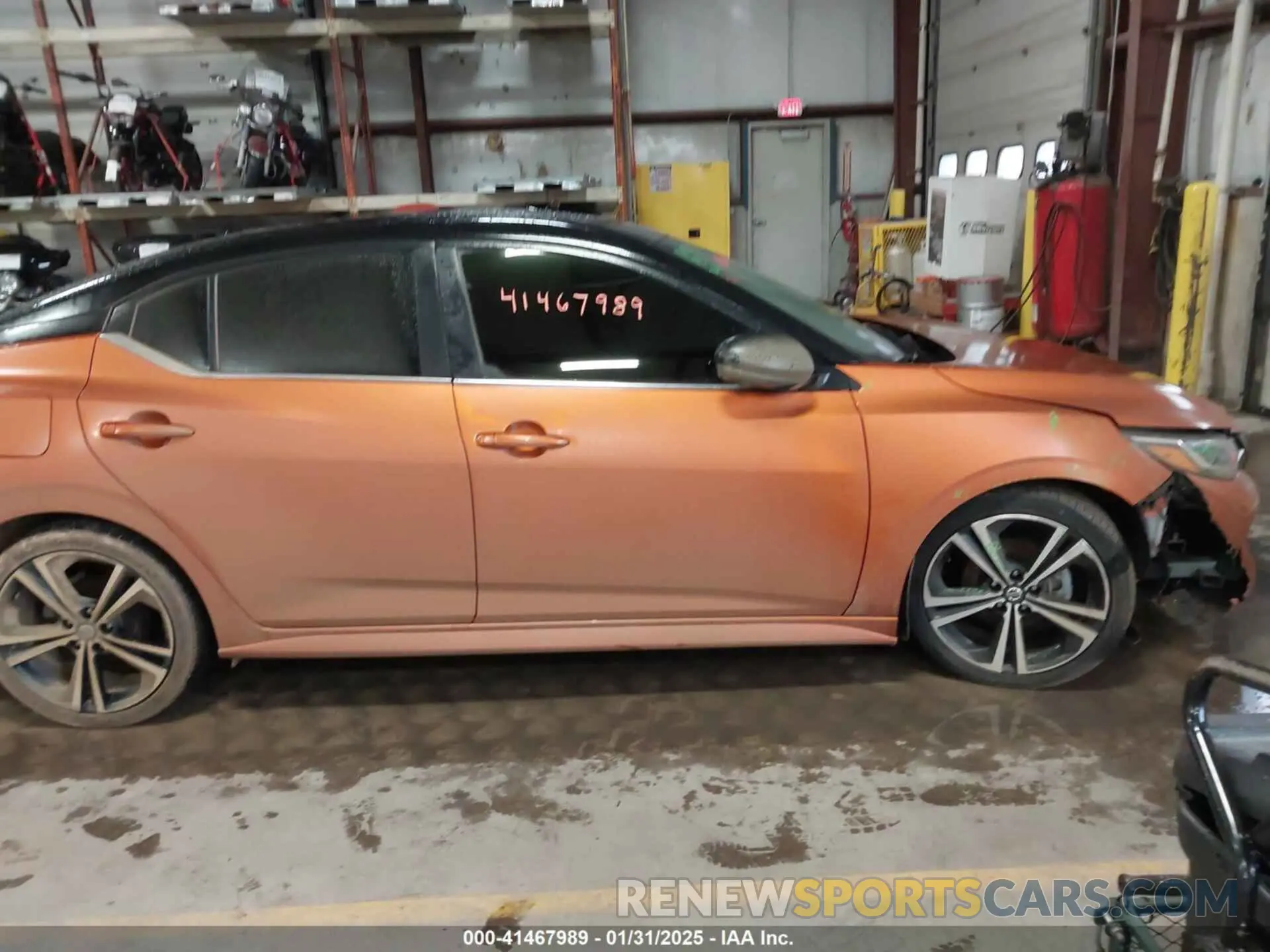 13 fotografías del automóvil dañado 3N1AB8DV6LY304630 NISSAN SENTRA 2020