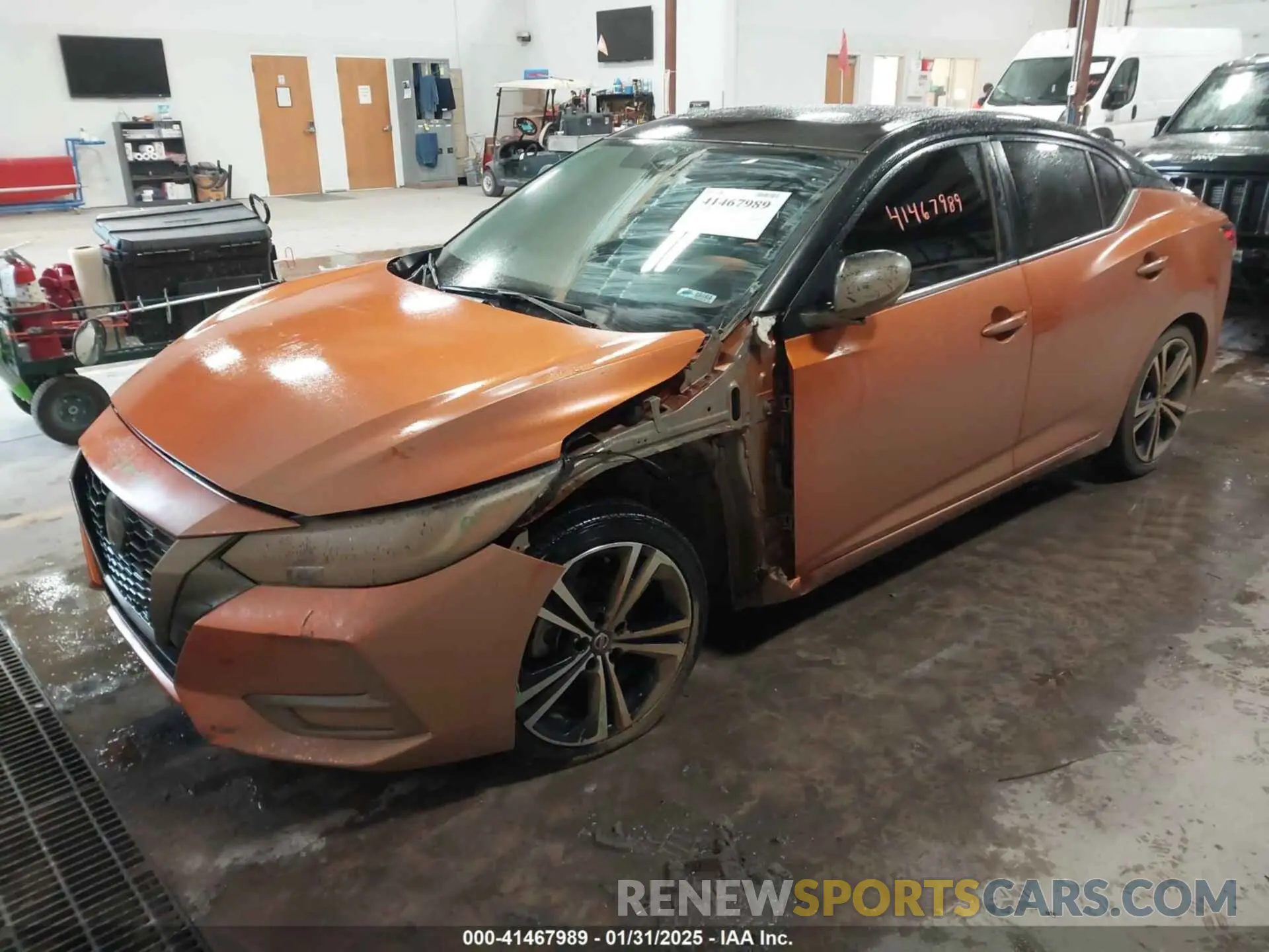 2 fotografías del automóvil dañado 3N1AB8DV6LY304630 NISSAN SENTRA 2020