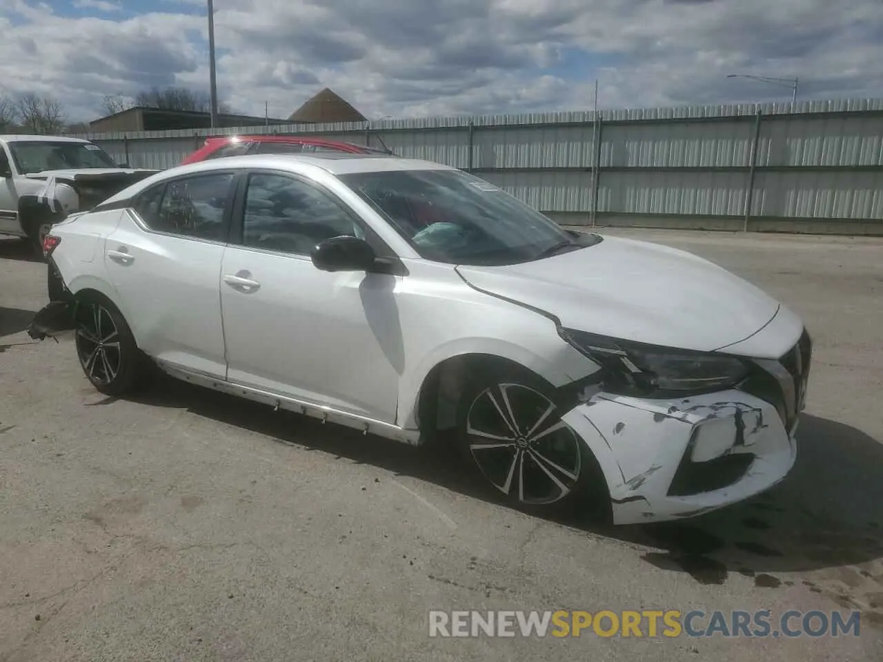 4 fotografías del automóvil dañado 3N1AB8DV7LY294819 NISSAN SENTRA 2020