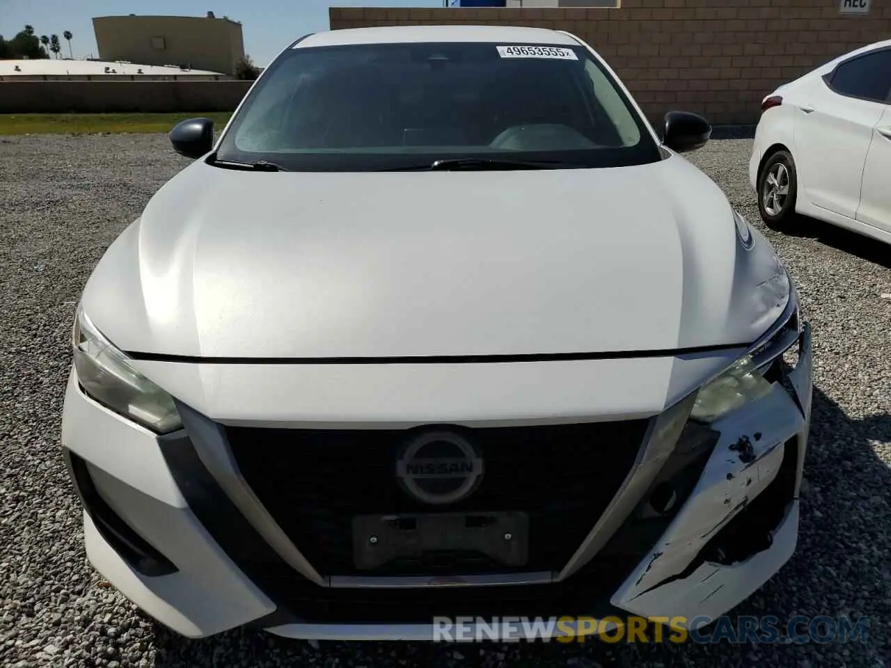 5 fotografías del automóvil dañado 3N1AB8DV7LY303213 NISSAN SENTRA 2020