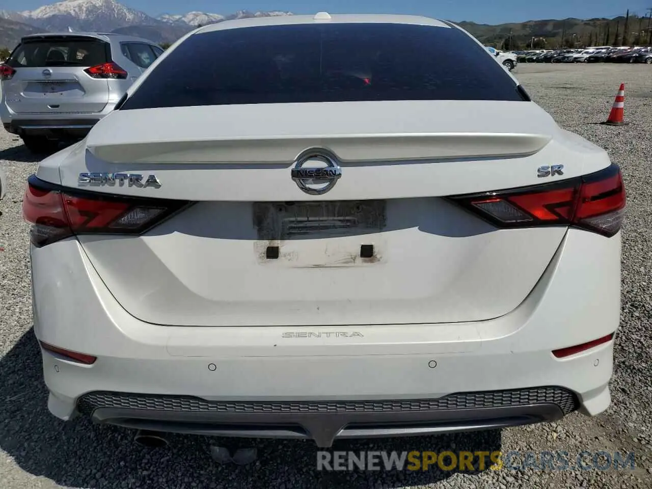 6 fotografías del automóvil dañado 3N1AB8DV7LY303213 NISSAN SENTRA 2020