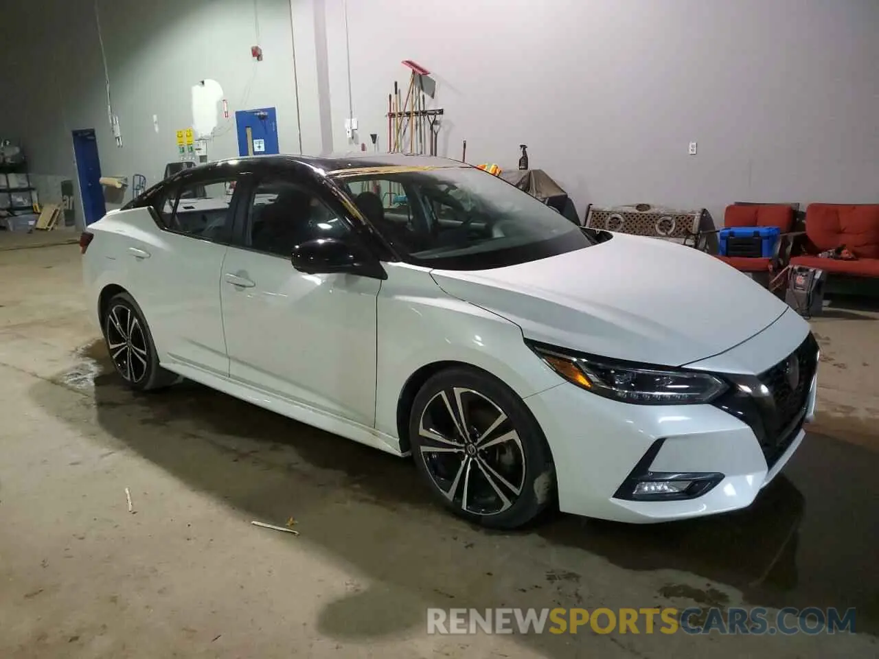 4 fotografías del automóvil dañado 3N1AB8DV9LY204330 NISSAN SENTRA 2020