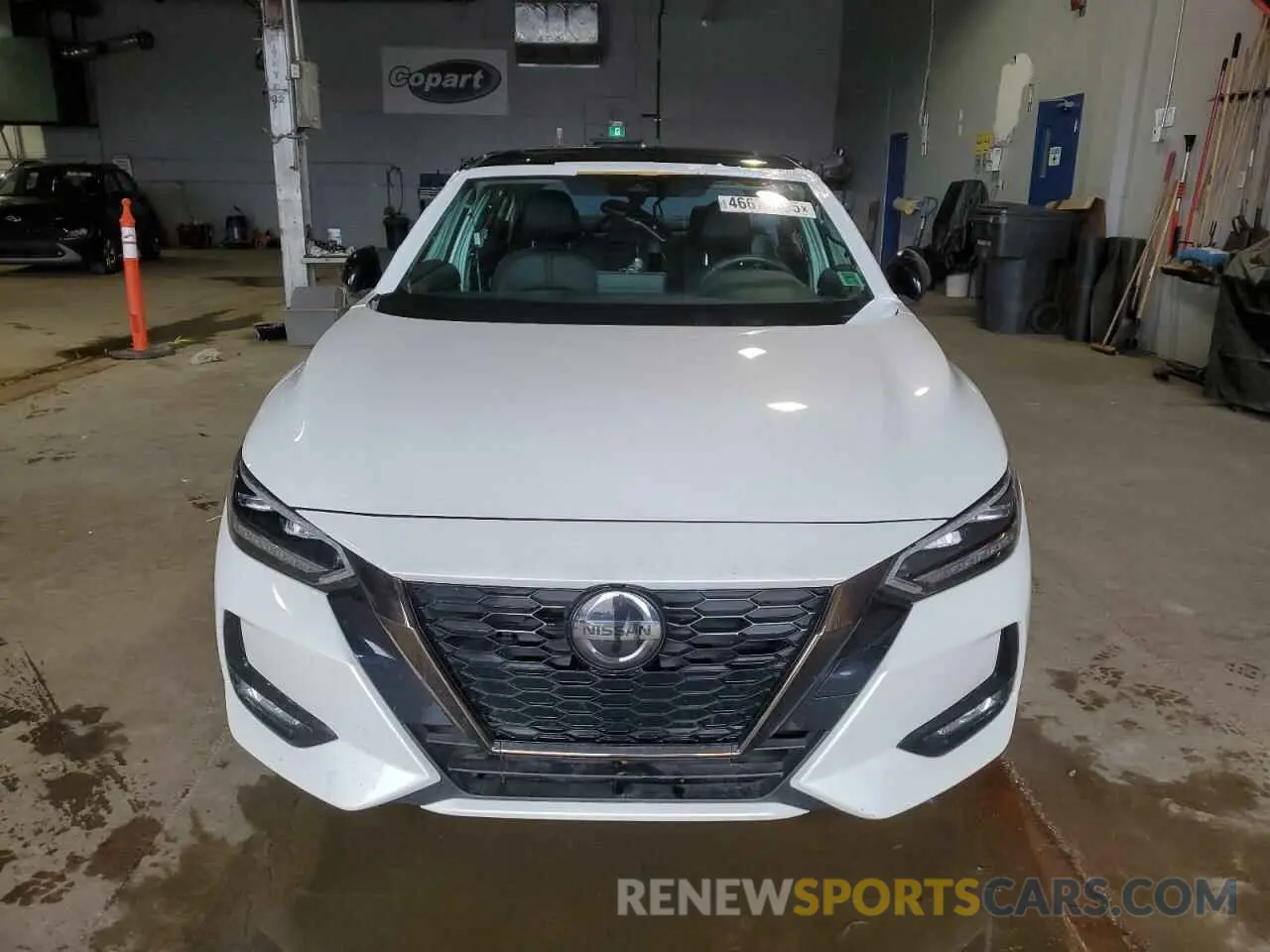 5 fotografías del automóvil dañado 3N1AB8DV9LY204330 NISSAN SENTRA 2020