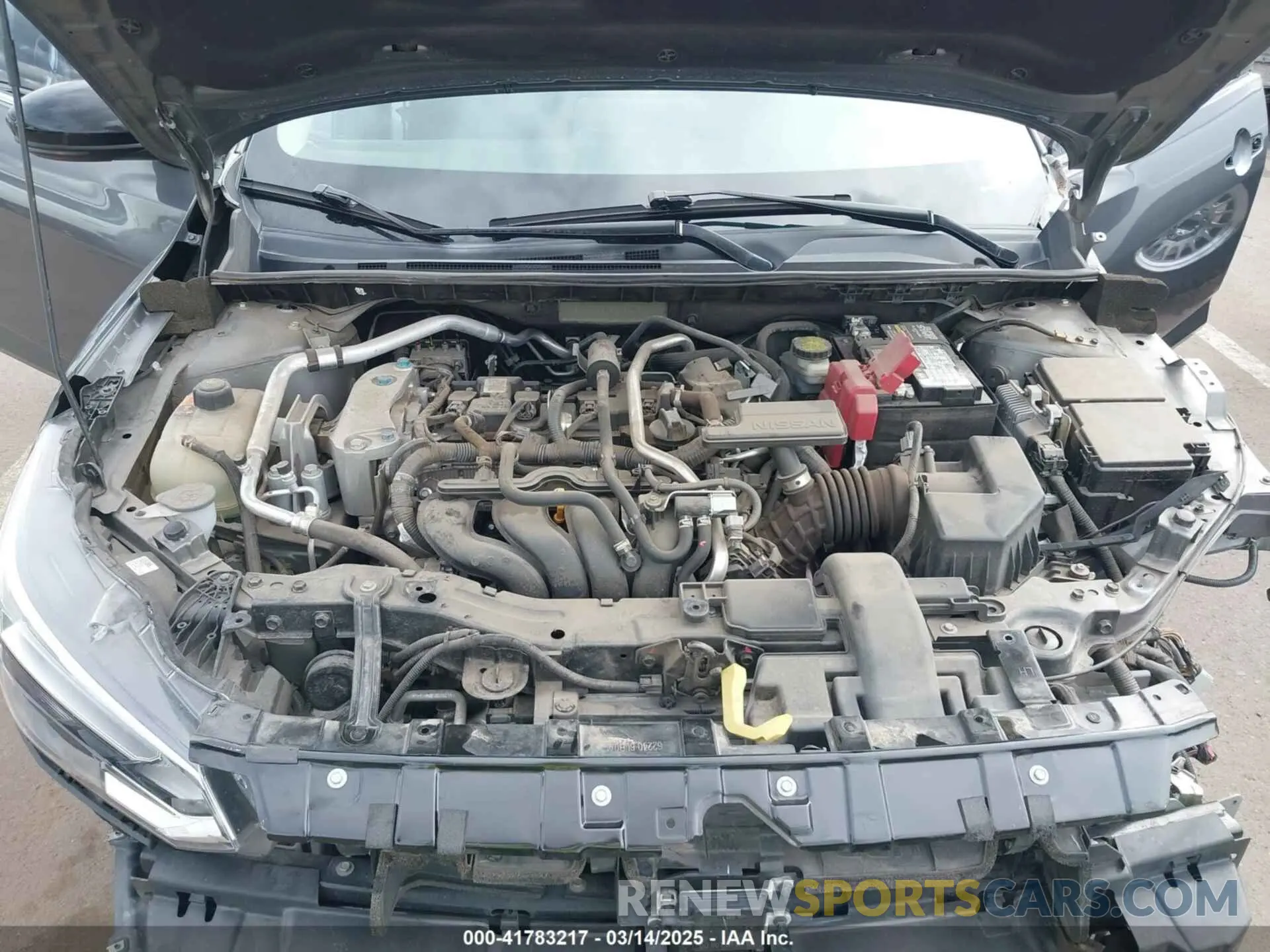 10 fotografías del automóvil dañado 3N1AB8DV9LY221547 NISSAN SENTRA 2020