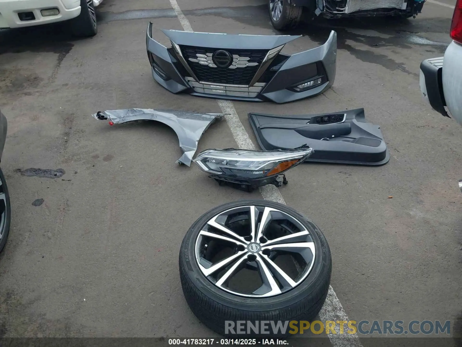 12 fotografías del automóvil dañado 3N1AB8DV9LY221547 NISSAN SENTRA 2020