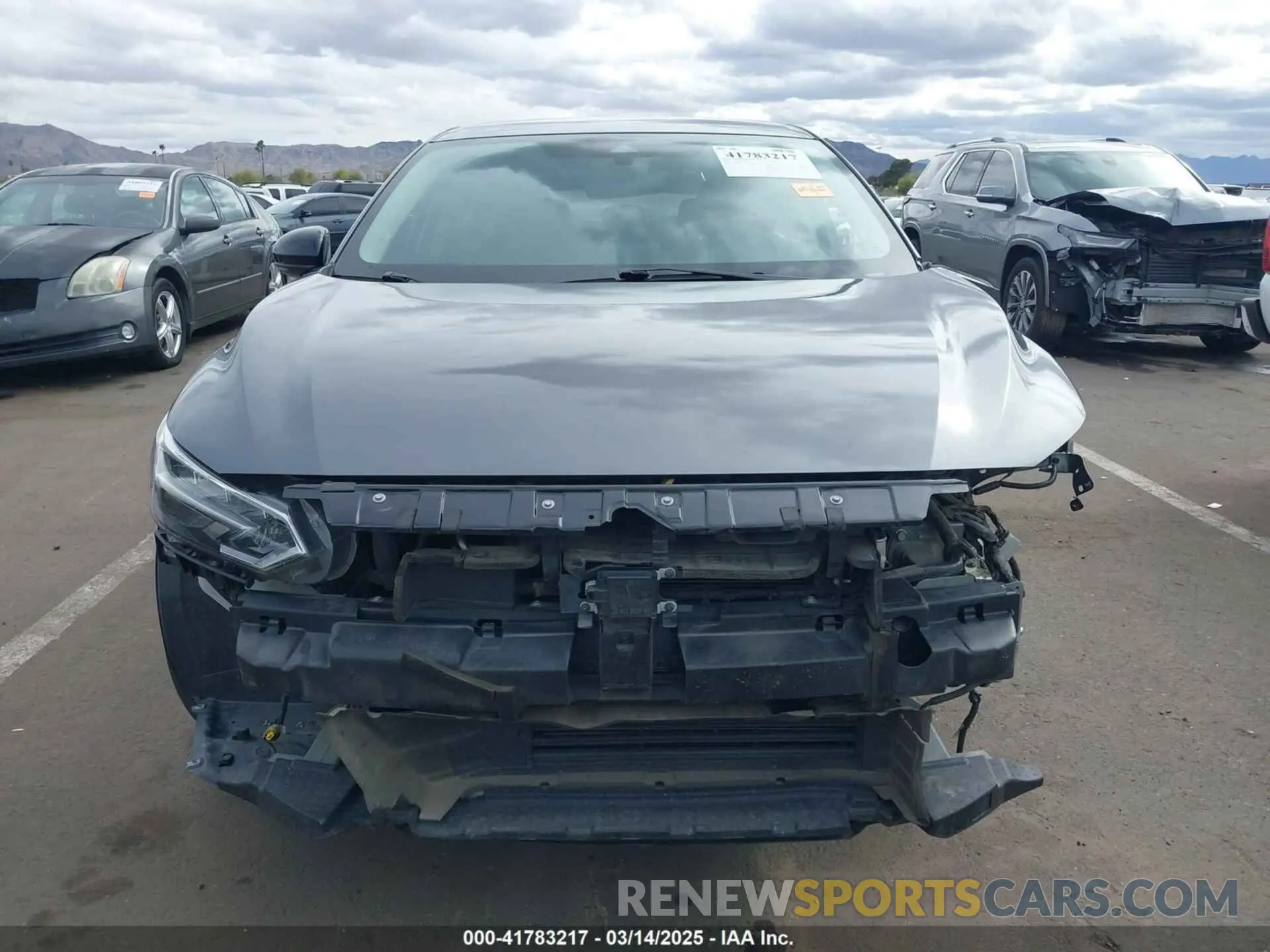 13 fotografías del automóvil dañado 3N1AB8DV9LY221547 NISSAN SENTRA 2020