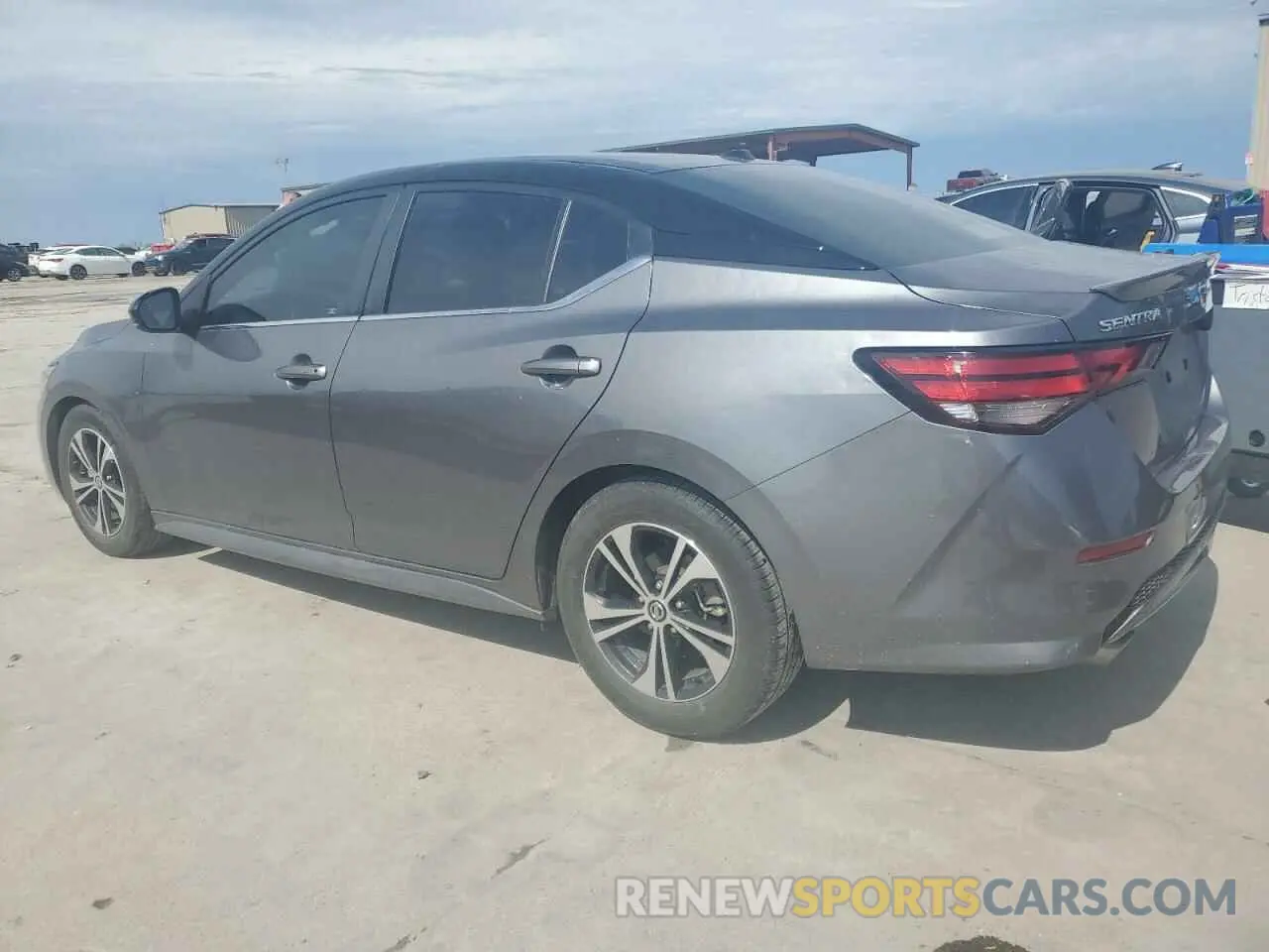 2 fotografías del automóvil dañado 3N1AB8DV9LY239689 NISSAN SENTRA 2020