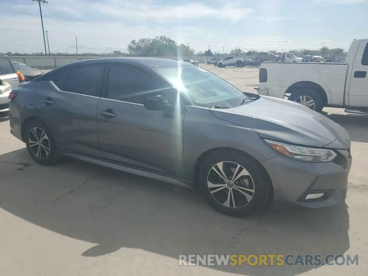 4 fotografías del automóvil dañado 3N1AB8DV9LY239689 NISSAN SENTRA 2020