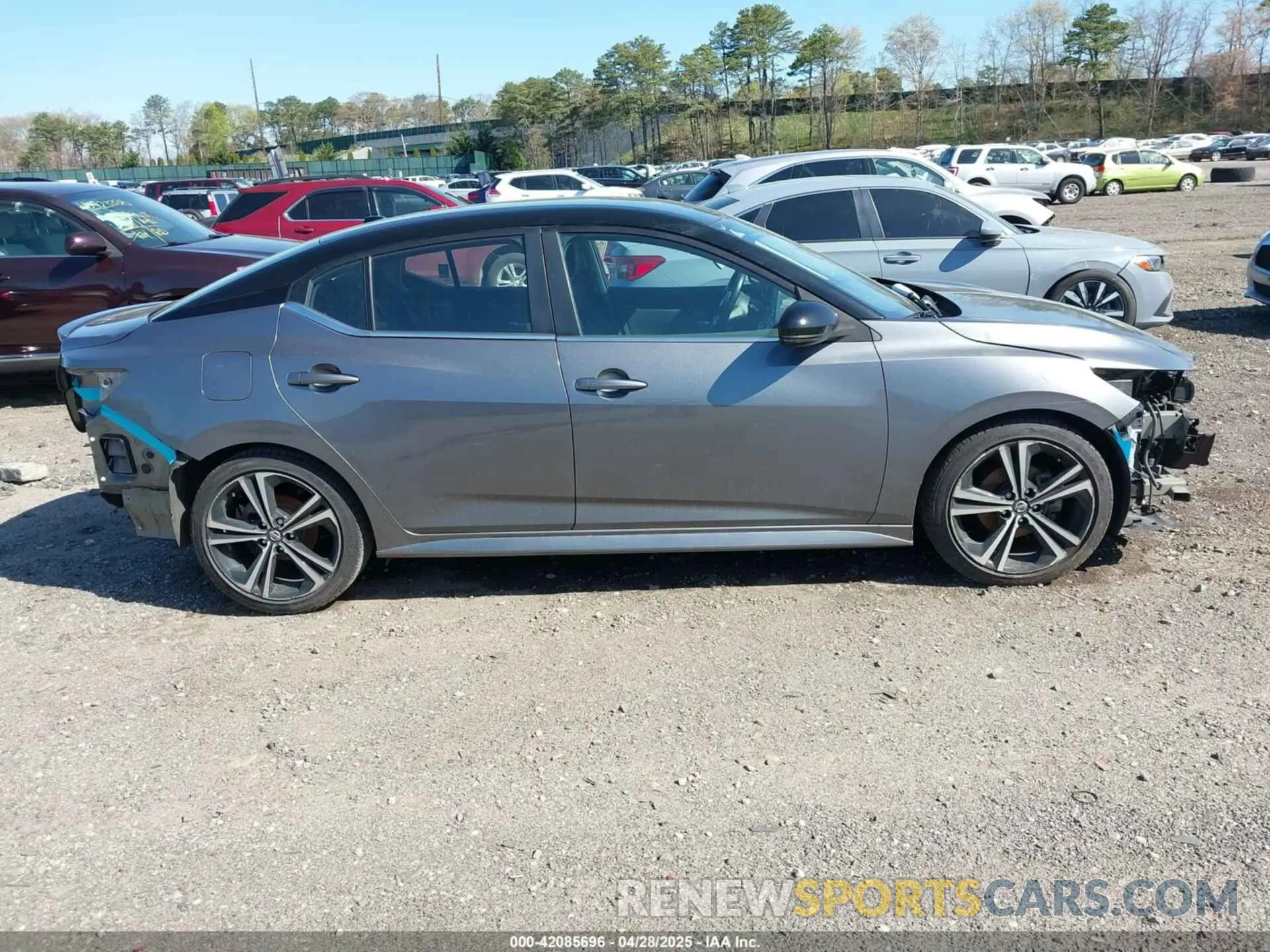 13 fotografías del automóvil dañado 3N1AB8DVXLY262821 NISSAN SENTRA 2020