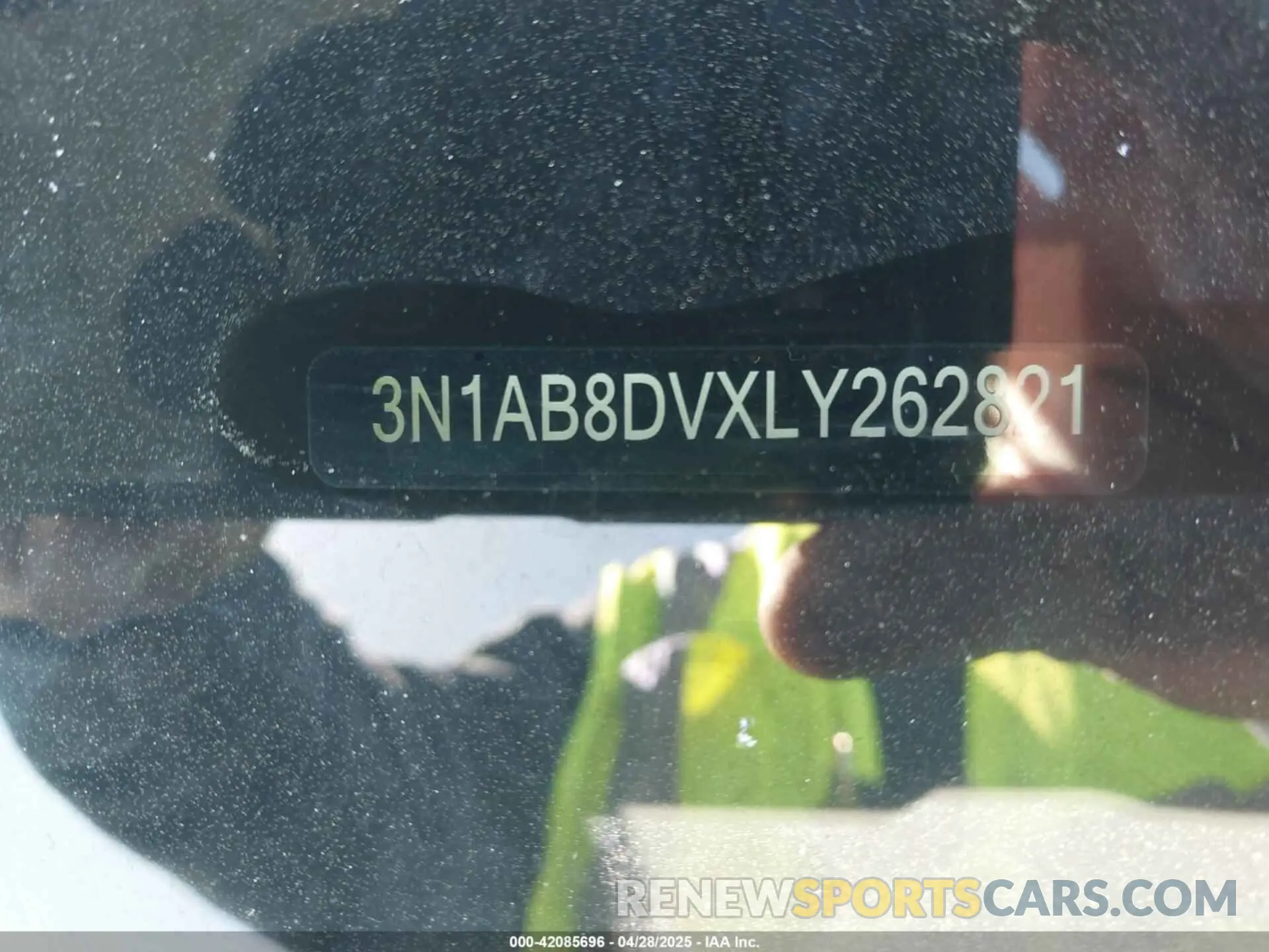 19 fotografías del automóvil dañado 3N1AB8DVXLY262821 NISSAN SENTRA 2020