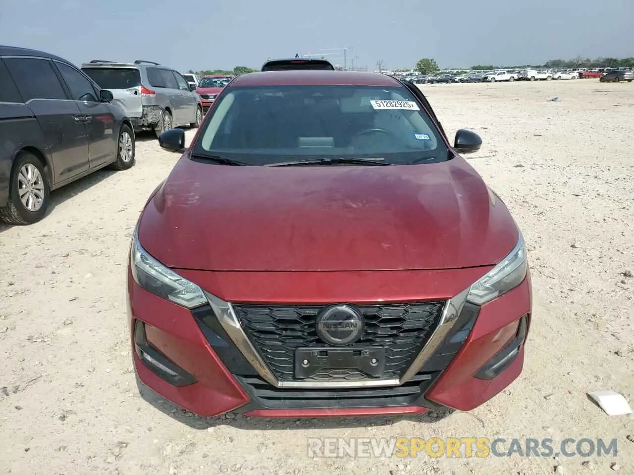 5 fotografías del automóvil dañado 3N1AB8DVXLY266366 NISSAN SENTRA 2020