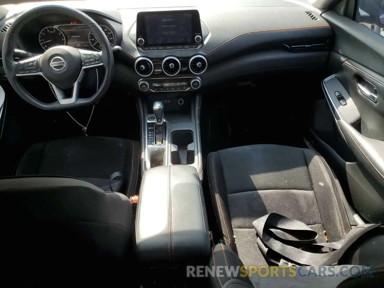 8 fotografías del automóvil dañado 3N1AB8DVXLY266366 NISSAN SENTRA 2020