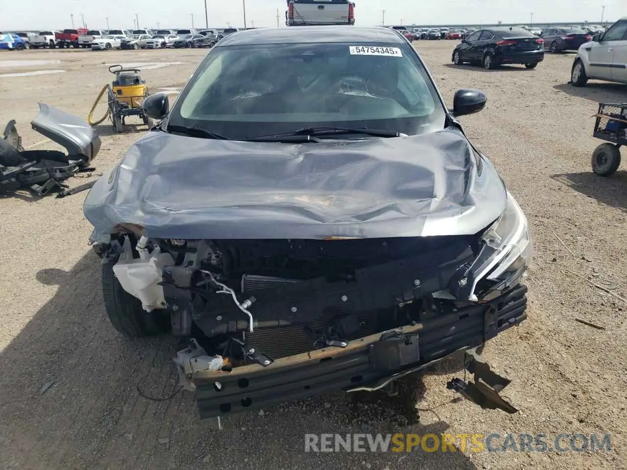 5 fotografías del automóvil dañado 3N1AB8DVXLY281451 NISSAN SENTRA 2020