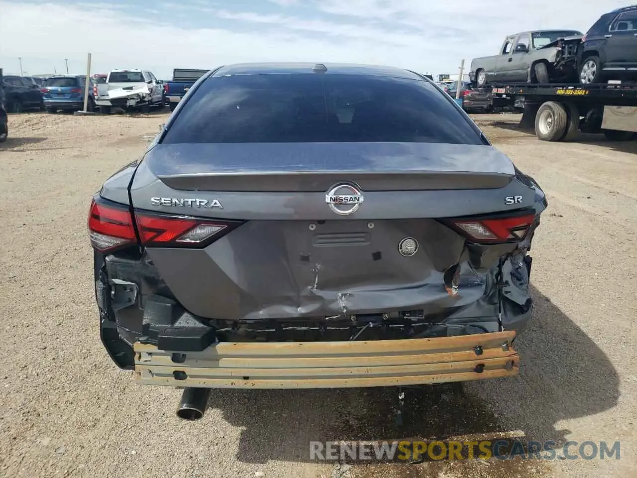 6 fotografías del automóvil dañado 3N1AB8DVXLY281451 NISSAN SENTRA 2020