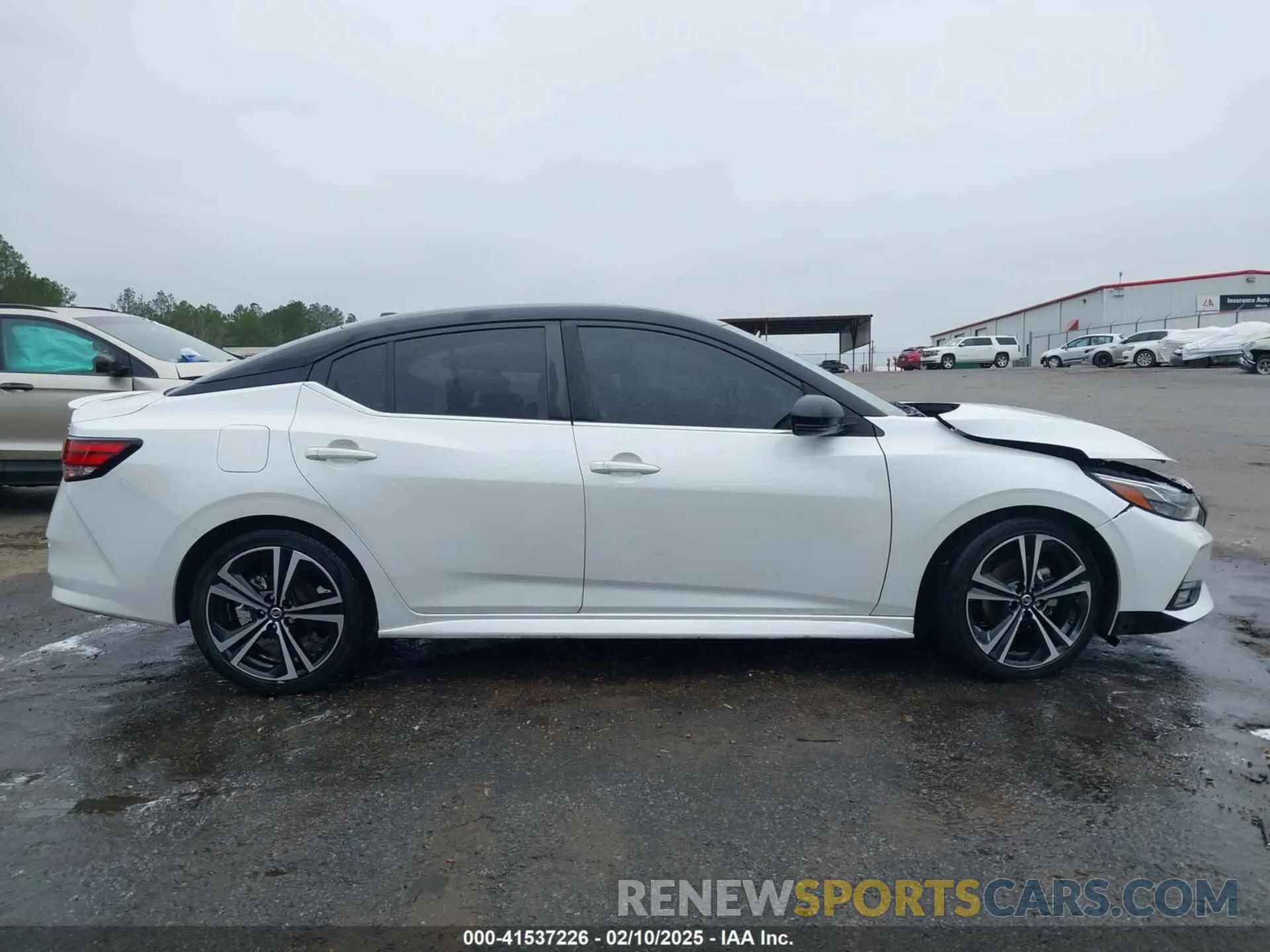 13 fotografías del automóvil dañado 3N1AB8DVXLY286178 NISSAN SENTRA 2020