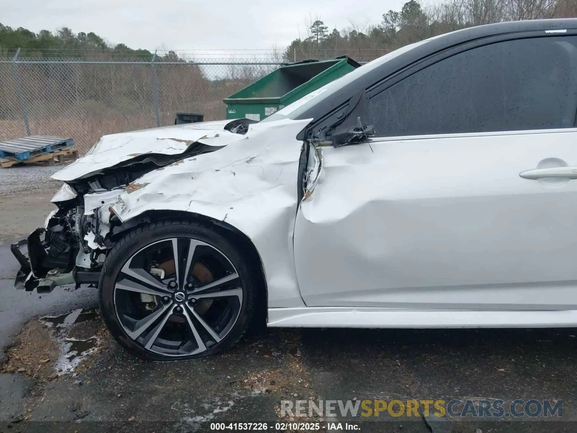 17 fotografías del automóvil dañado 3N1AB8DVXLY286178 NISSAN SENTRA 2020