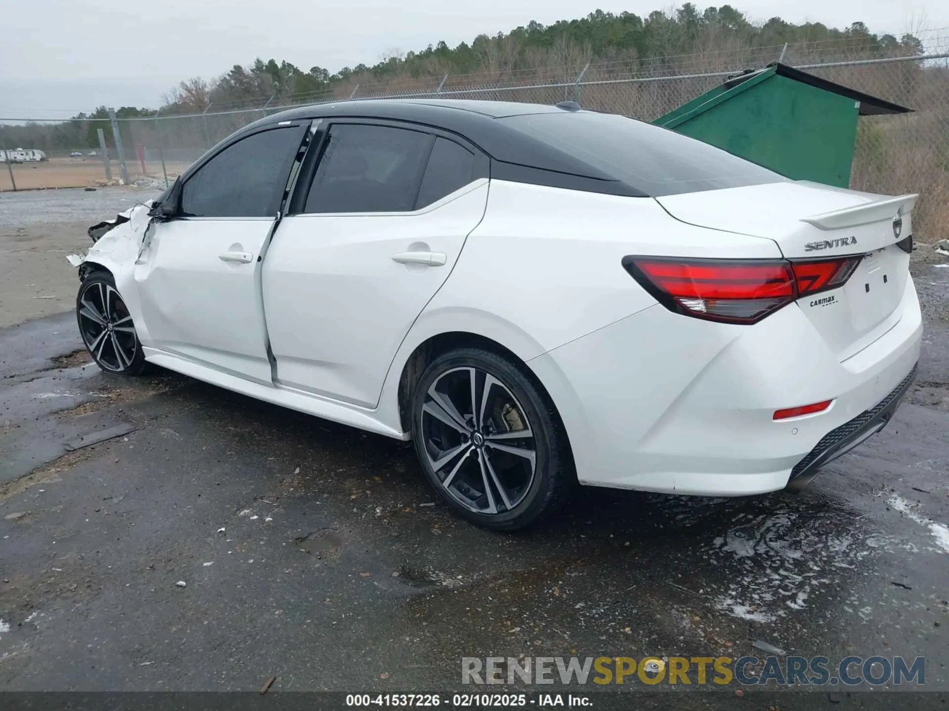 3 fotografías del automóvil dañado 3N1AB8DVXLY286178 NISSAN SENTRA 2020