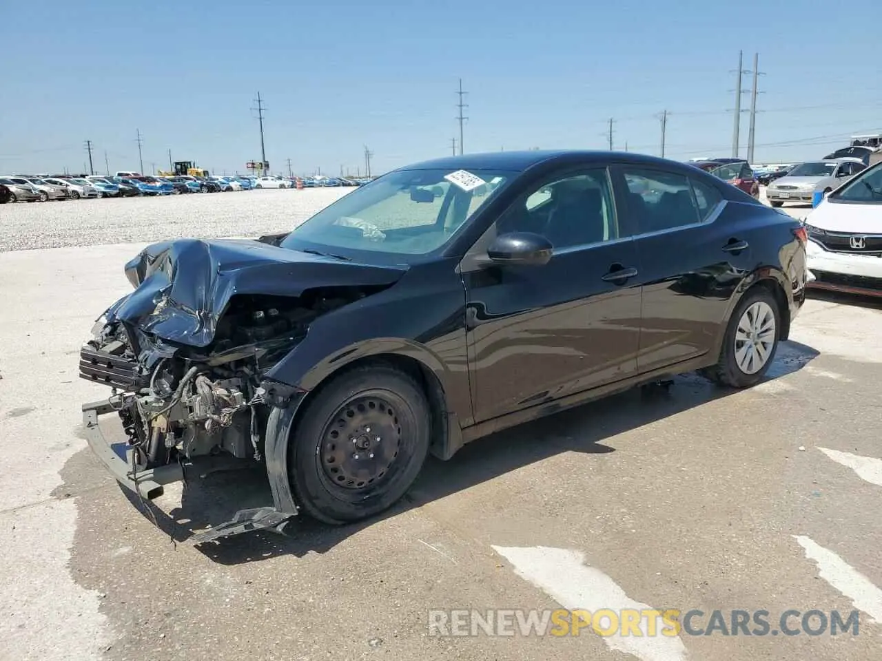 1 fotografías del automóvil dañado 3N1AB8BV0MY228133 NISSAN SENTRA 2021