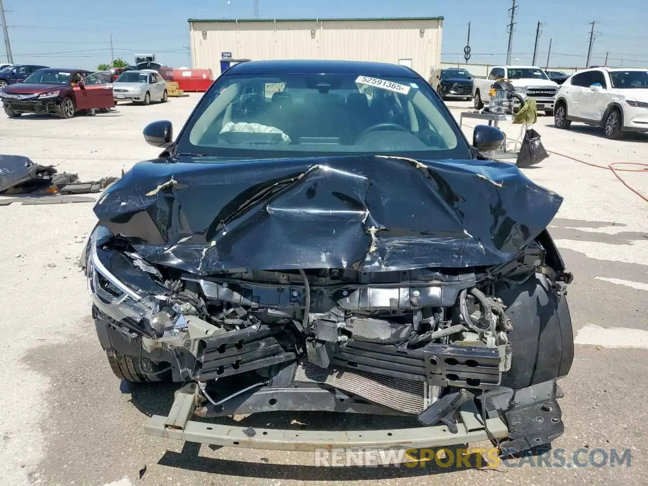 5 fotografías del automóvil dañado 3N1AB8BV0MY228133 NISSAN SENTRA 2021