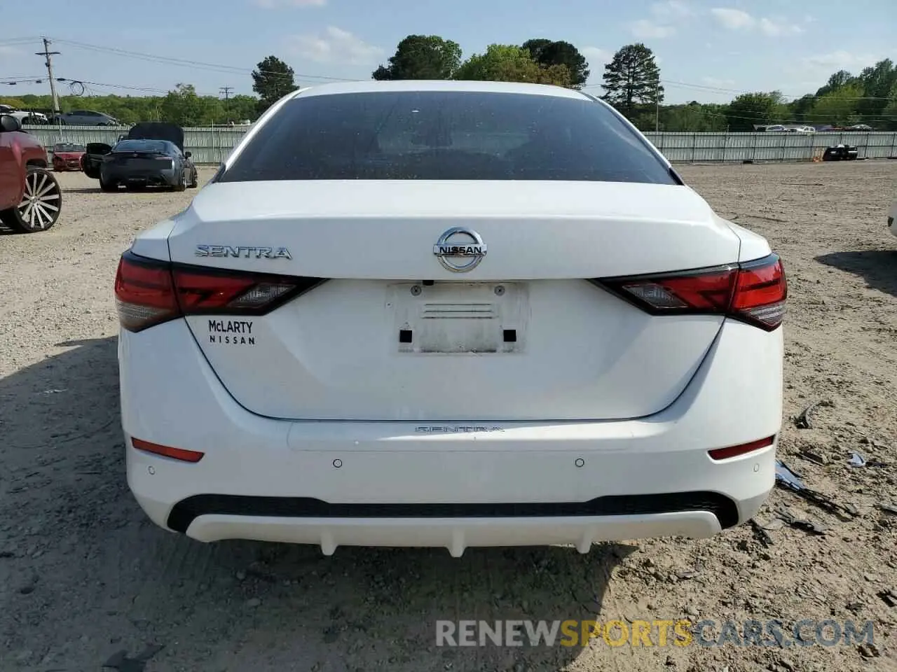 6 fotografías del automóvil dañado 3N1AB8BV1MY291564 NISSAN SENTRA 2021