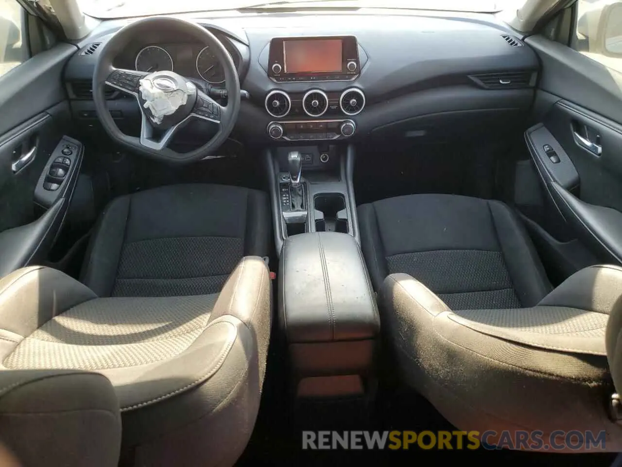 8 fotografías del automóvil dañado 3N1AB8BV2MY283490 NISSAN SENTRA 2021