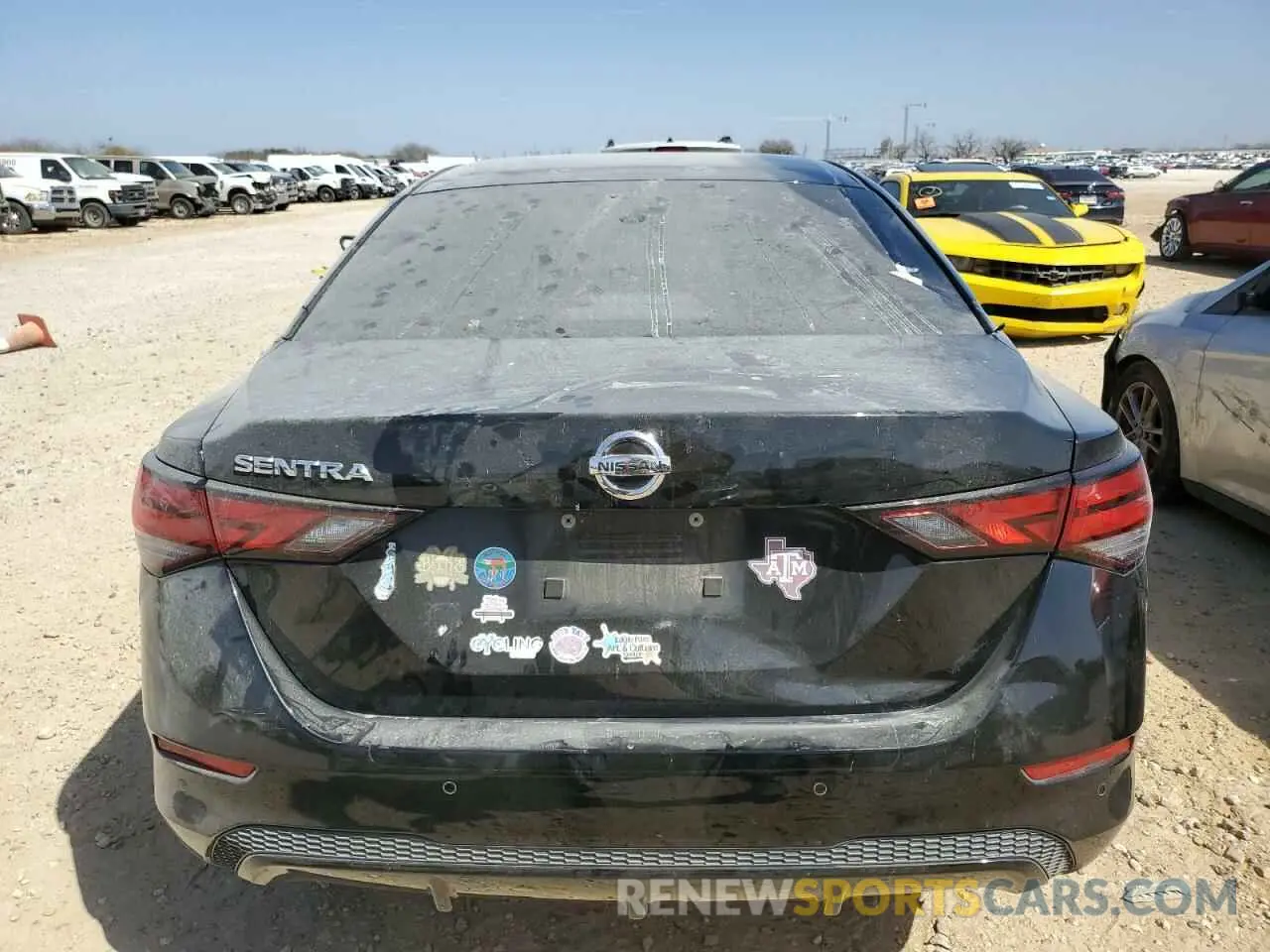 6 fotografías del automóvil dañado 3N1AB8BV2MY305469 NISSAN SENTRA 2021