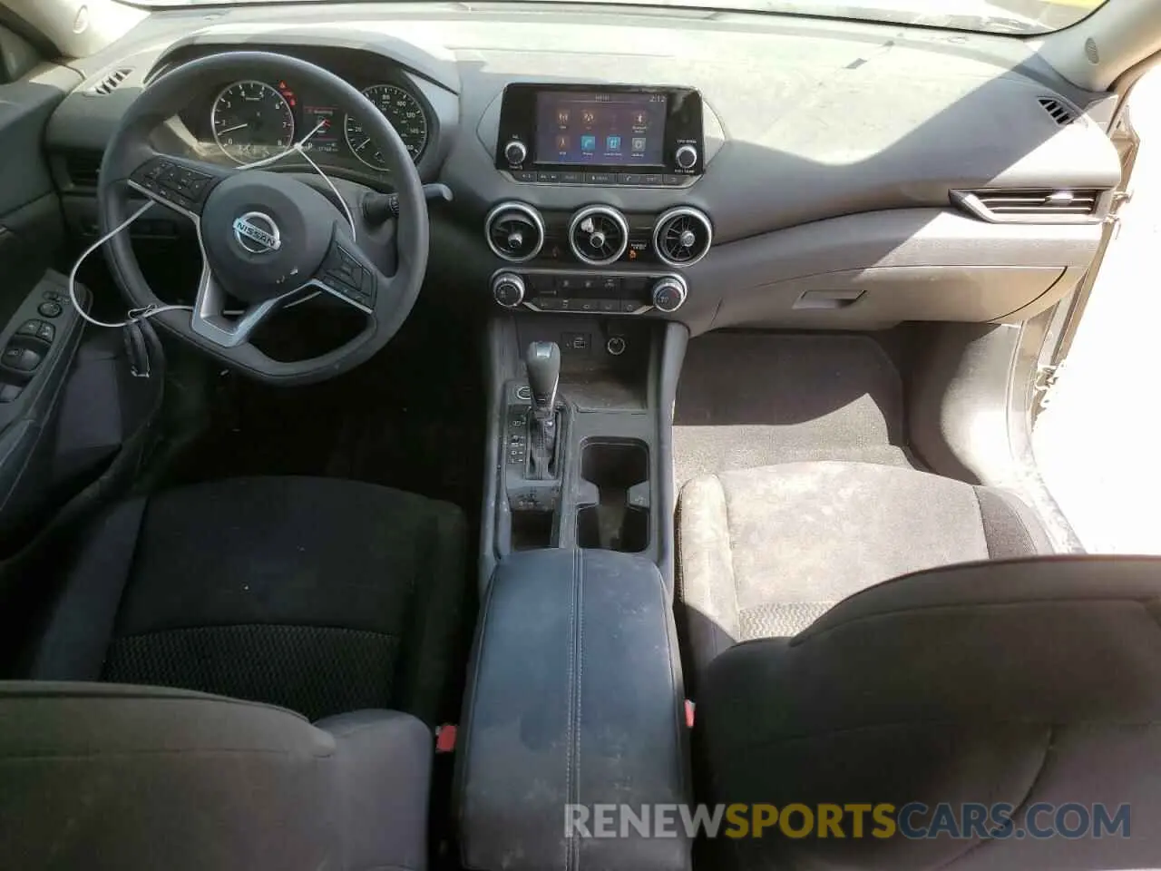 8 fotografías del automóvil dañado 3N1AB8BV2MY305469 NISSAN SENTRA 2021
