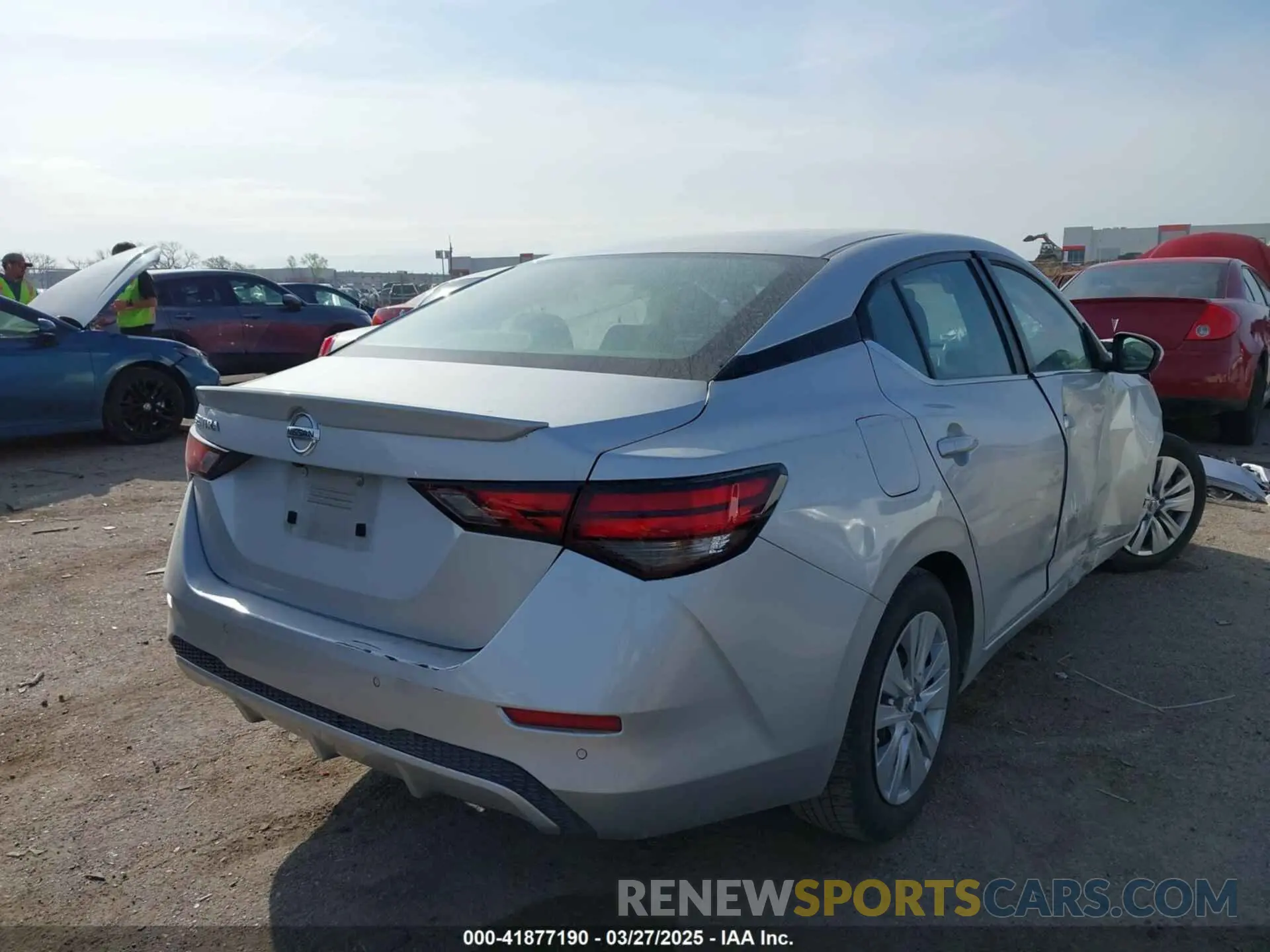 4 fotografías del automóvil dañado 3N1AB8BV3MY227557 NISSAN SENTRA 2021