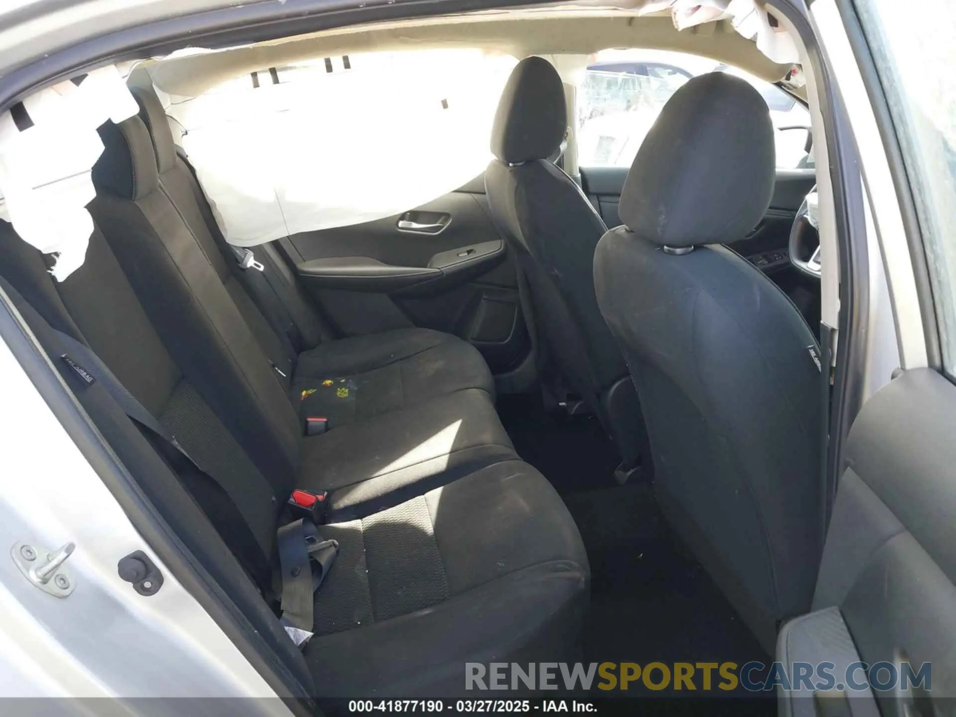 8 fotografías del automóvil dañado 3N1AB8BV3MY227557 NISSAN SENTRA 2021