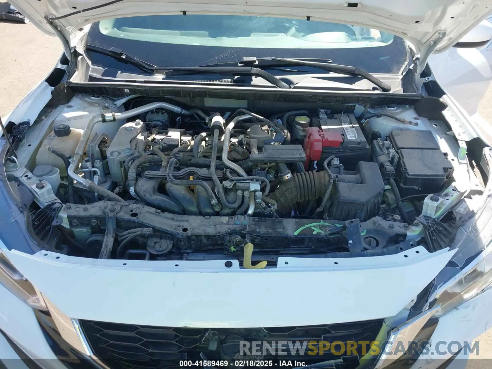 10 fotografías del automóvil dañado 3N1AB8BV3MY253513 NISSAN SENTRA 2021