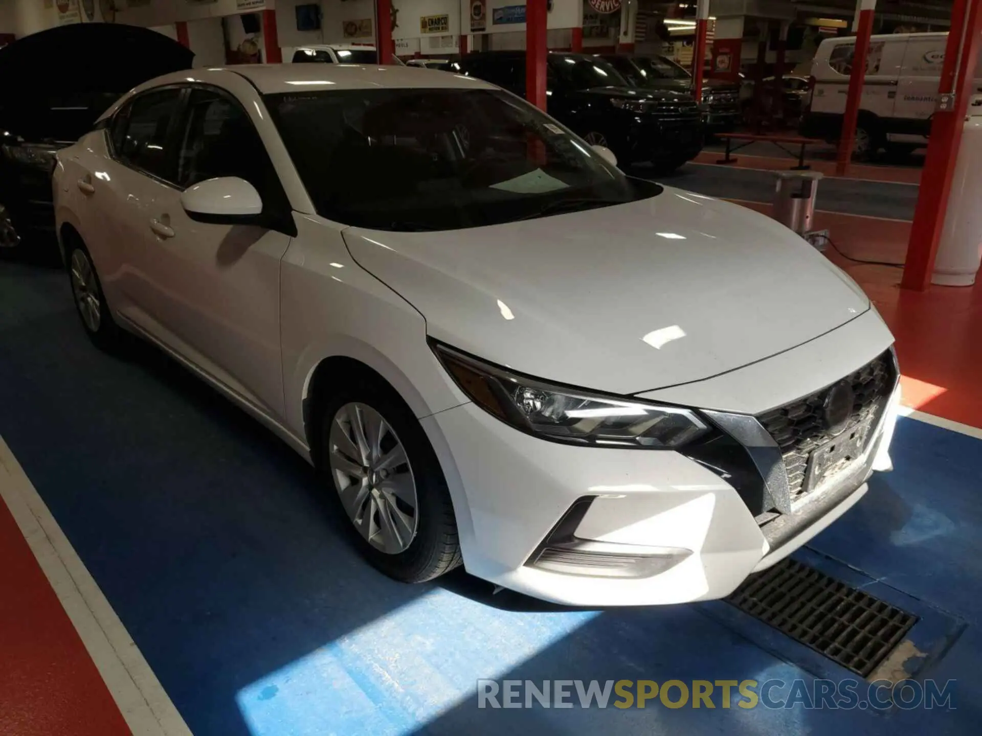 12 fotografías del automóvil dañado 3N1AB8BV4MY211870 NISSAN SENTRA 2021