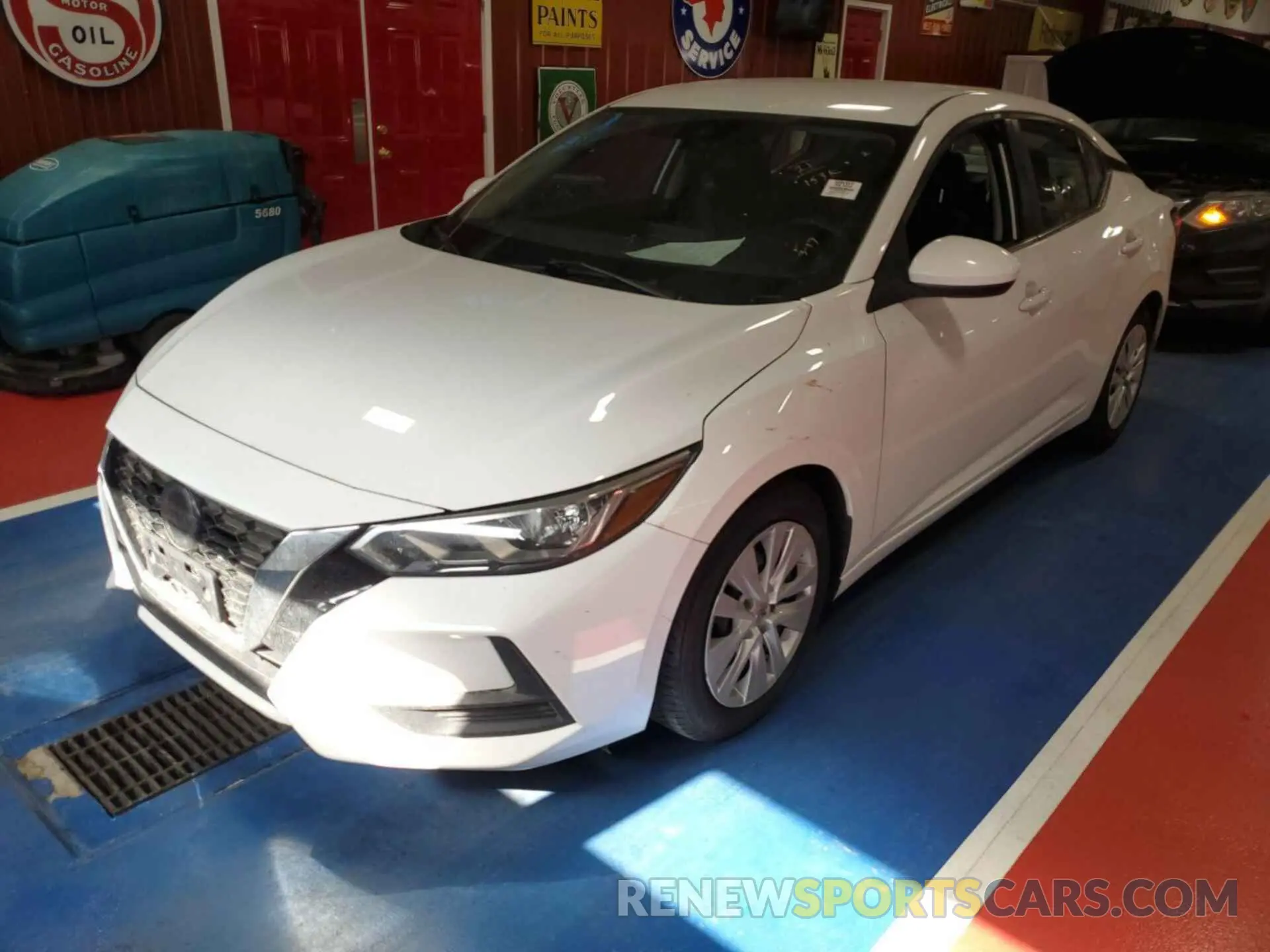 14 fotografías del automóvil dañado 3N1AB8BV4MY211870 NISSAN SENTRA 2021