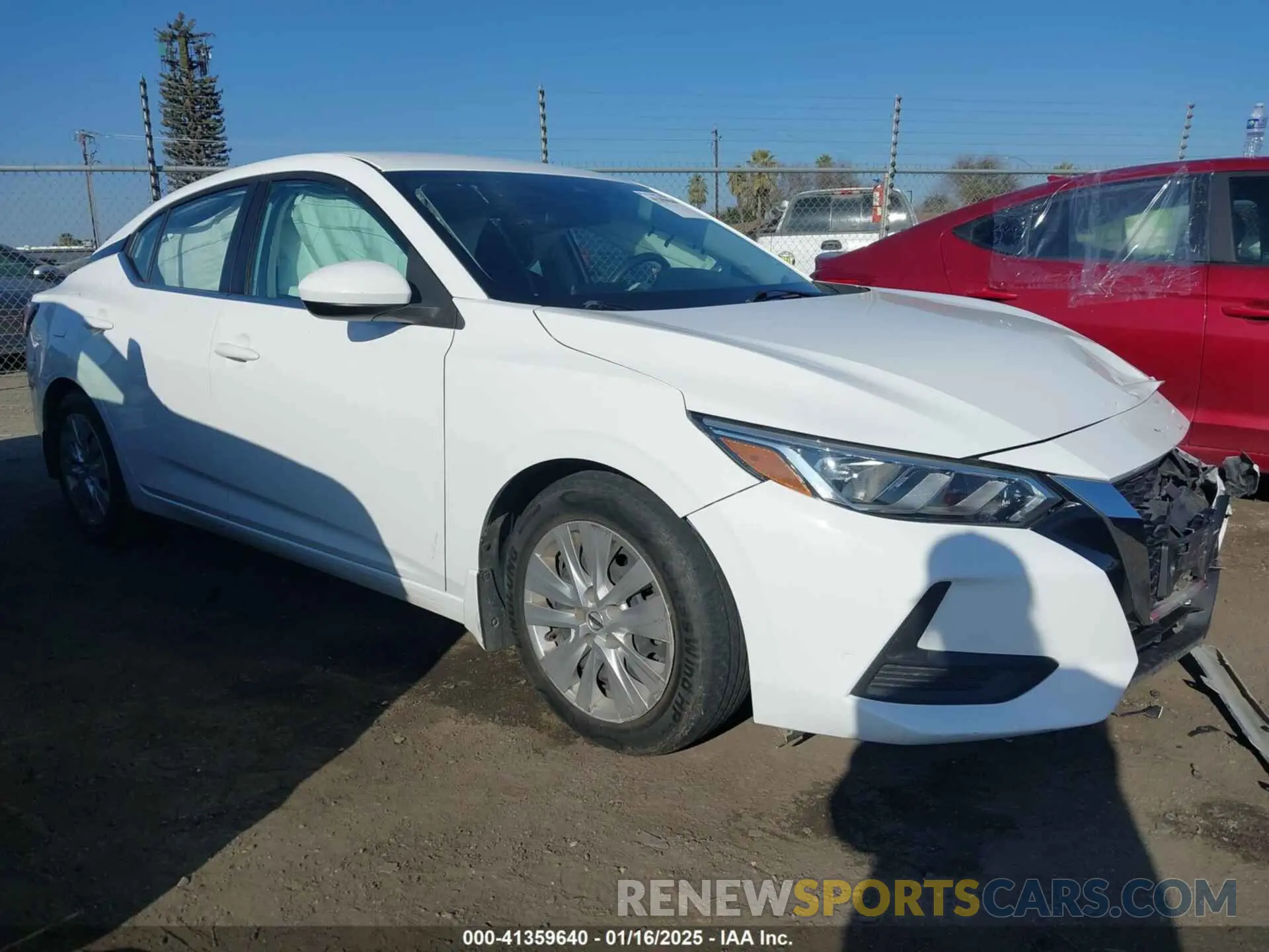 13 fotografías del automóvil dañado 3N1AB8BV4MY227728 NISSAN SENTRA 2021
