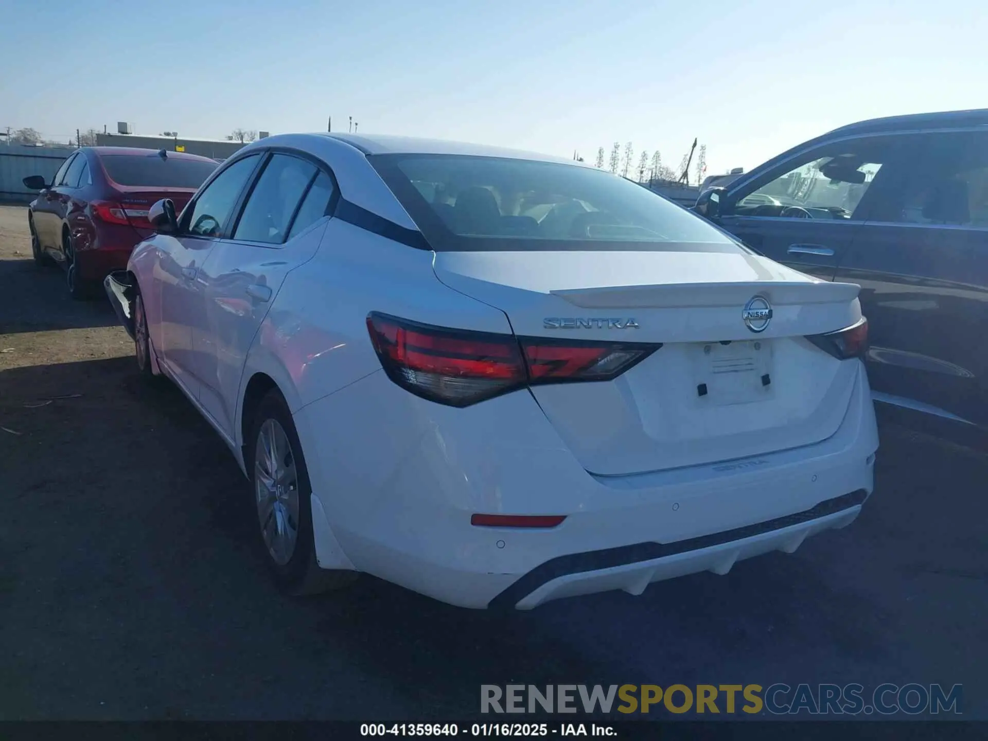 3 fotografías del automóvil dañado 3N1AB8BV4MY227728 NISSAN SENTRA 2021