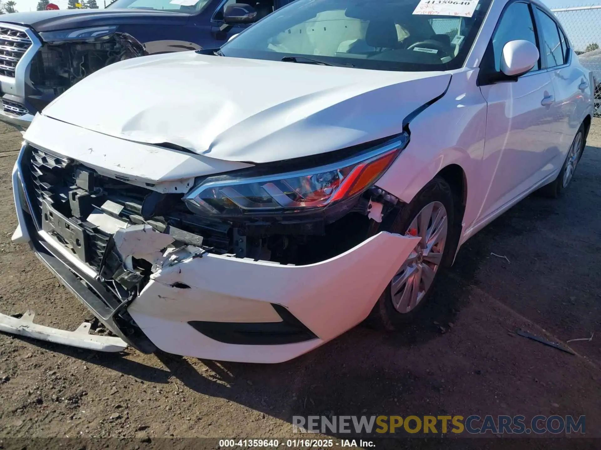 6 fotografías del automóvil dañado 3N1AB8BV4MY227728 NISSAN SENTRA 2021