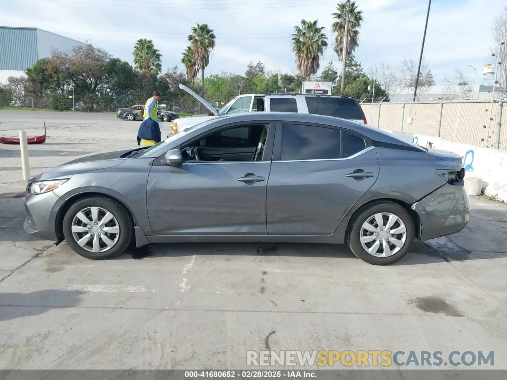 15 fotografías del automóvil dañado 3N1AB8BV4MY229480 NISSAN SENTRA 2021