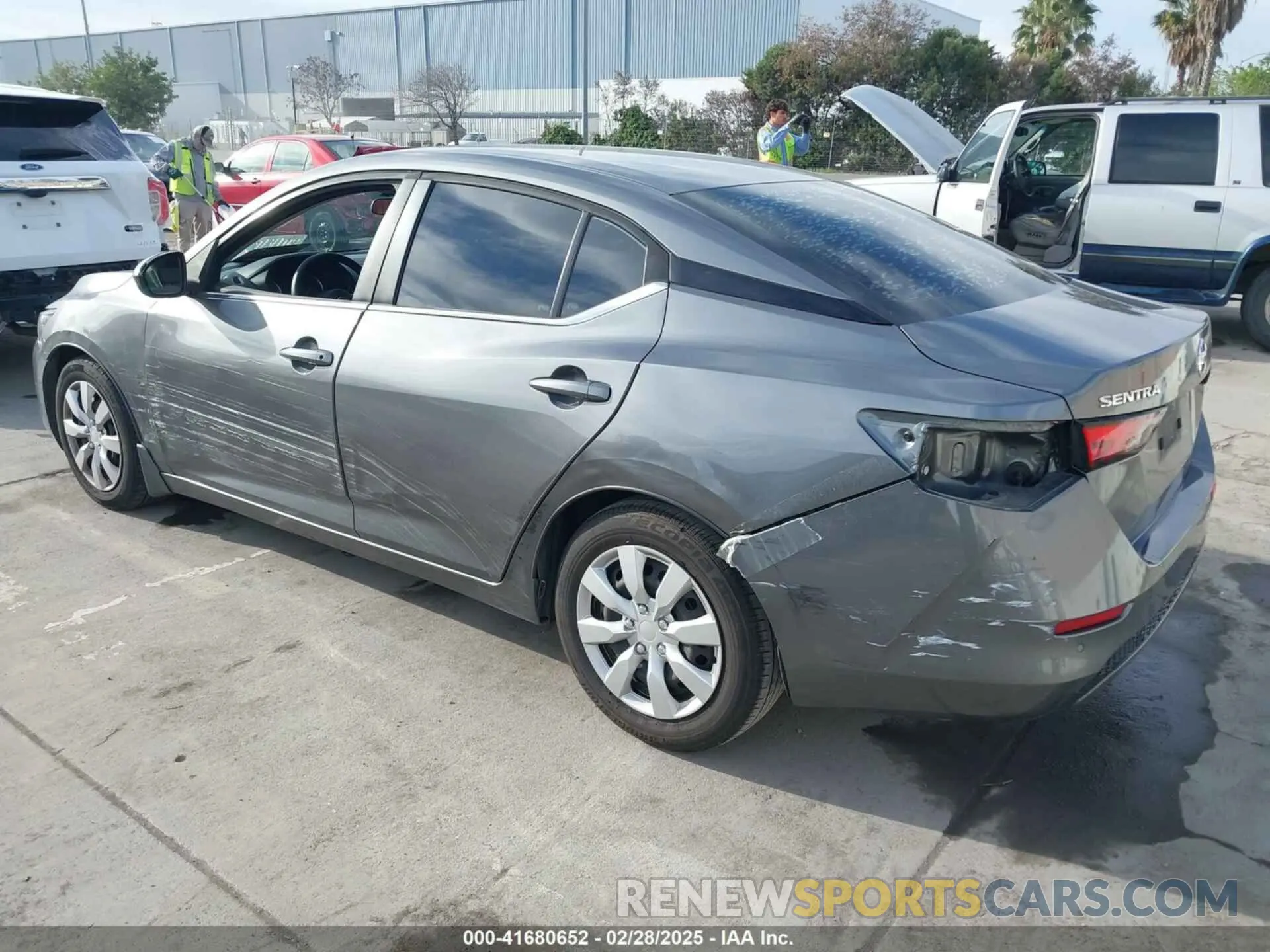 3 fotografías del automóvil dañado 3N1AB8BV4MY229480 NISSAN SENTRA 2021