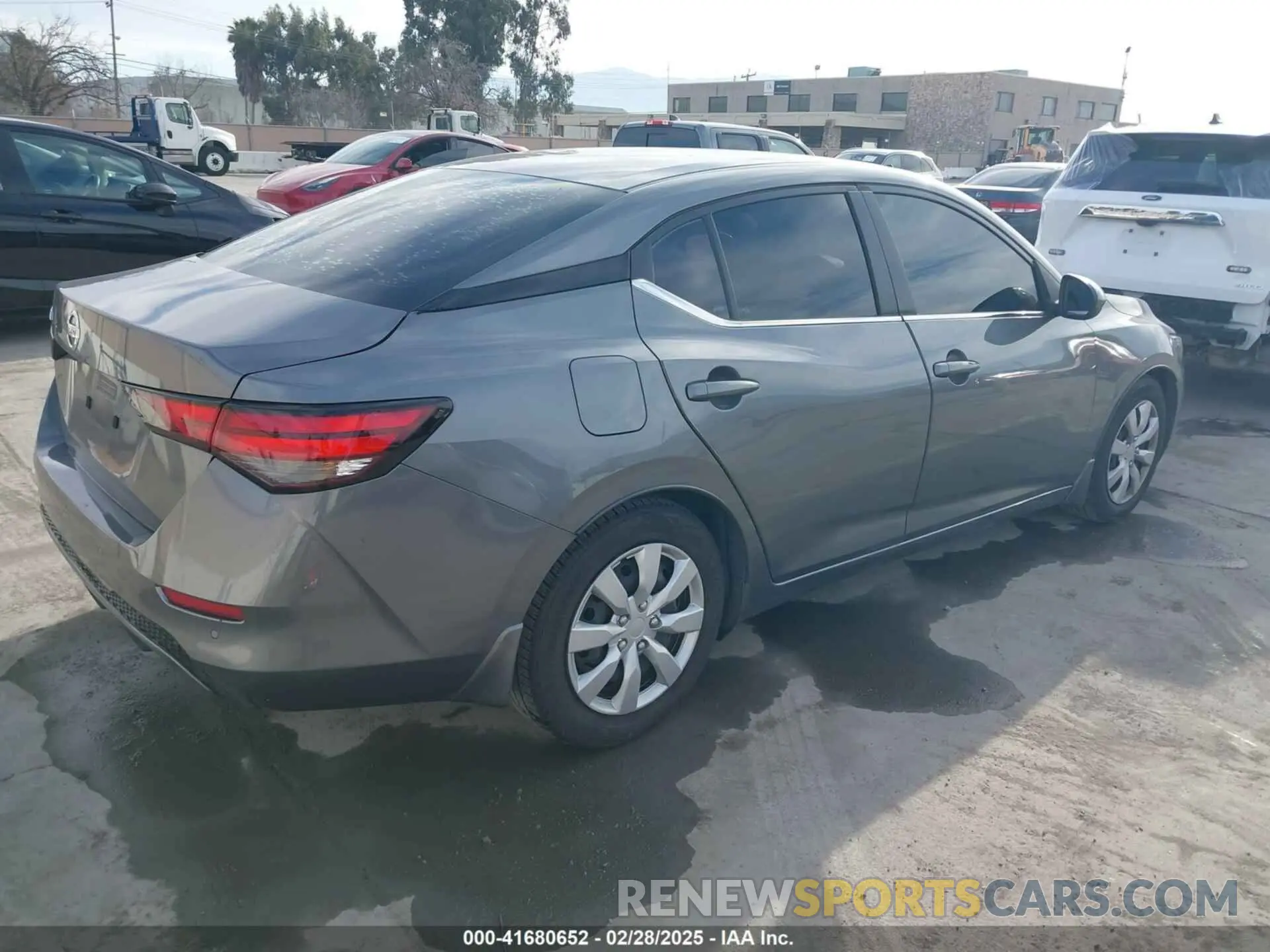 4 fotografías del automóvil dañado 3N1AB8BV4MY229480 NISSAN SENTRA 2021