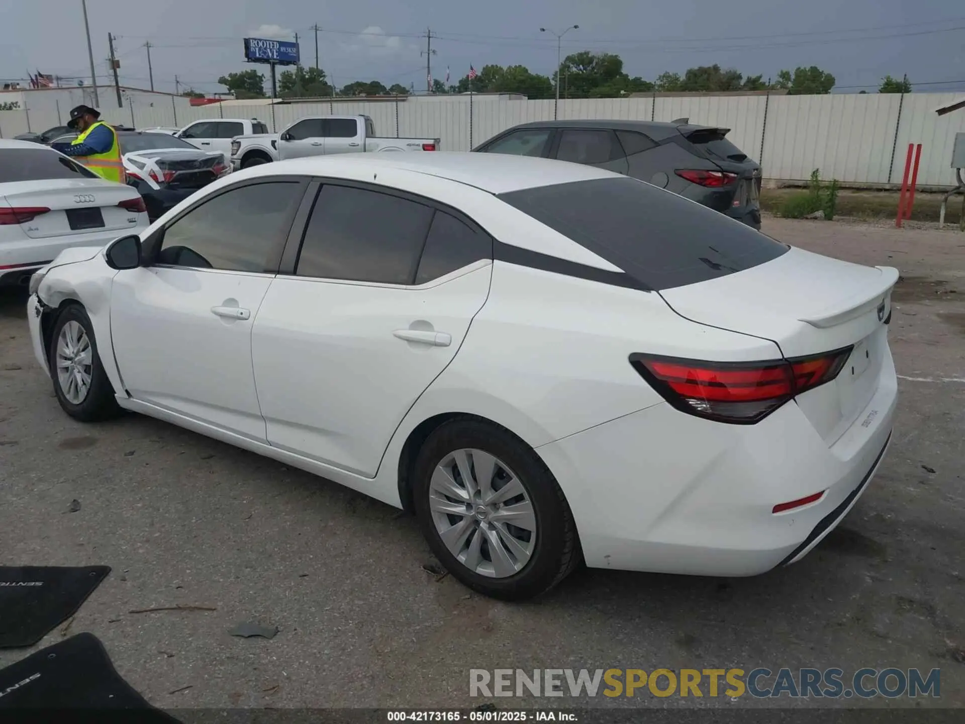 3 fotografías del automóvil dañado 3N1AB8BV5MY255151 NISSAN SENTRA 2021