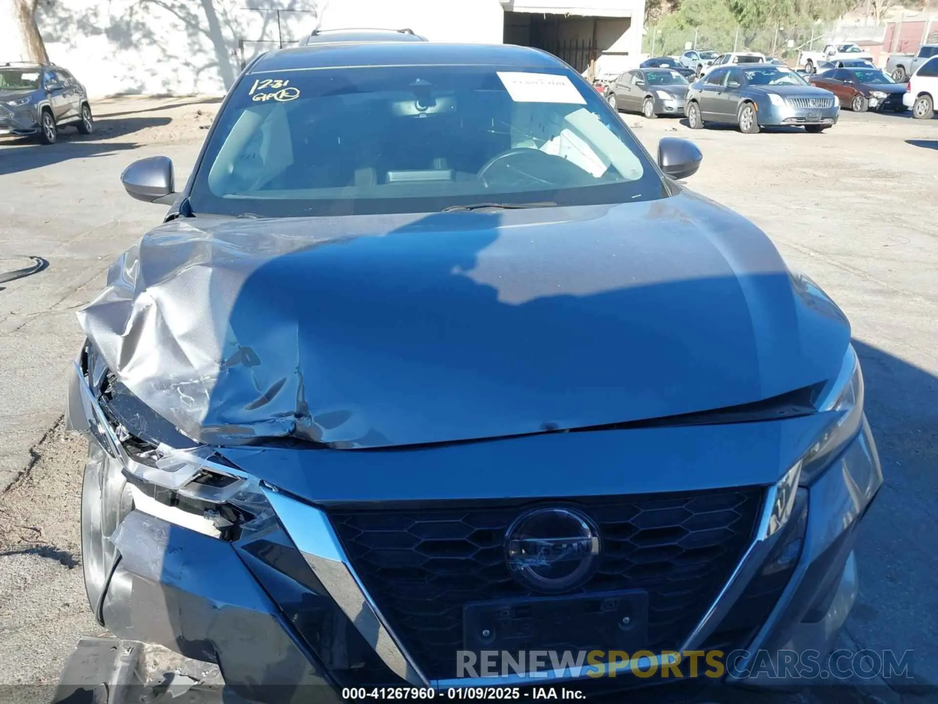 12 fotografías del automóvil dañado 3N1AB8BV5MY270989 NISSAN SENTRA 2021
