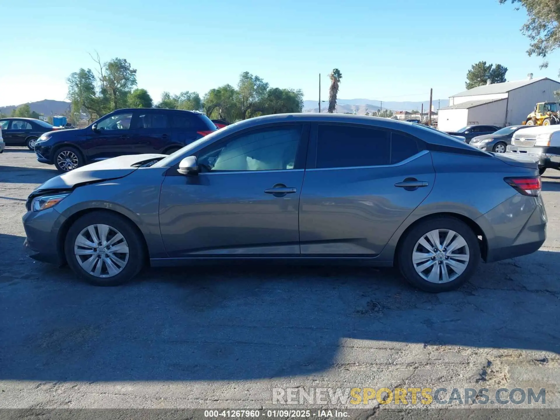 14 fotografías del automóvil dañado 3N1AB8BV5MY270989 NISSAN SENTRA 2021