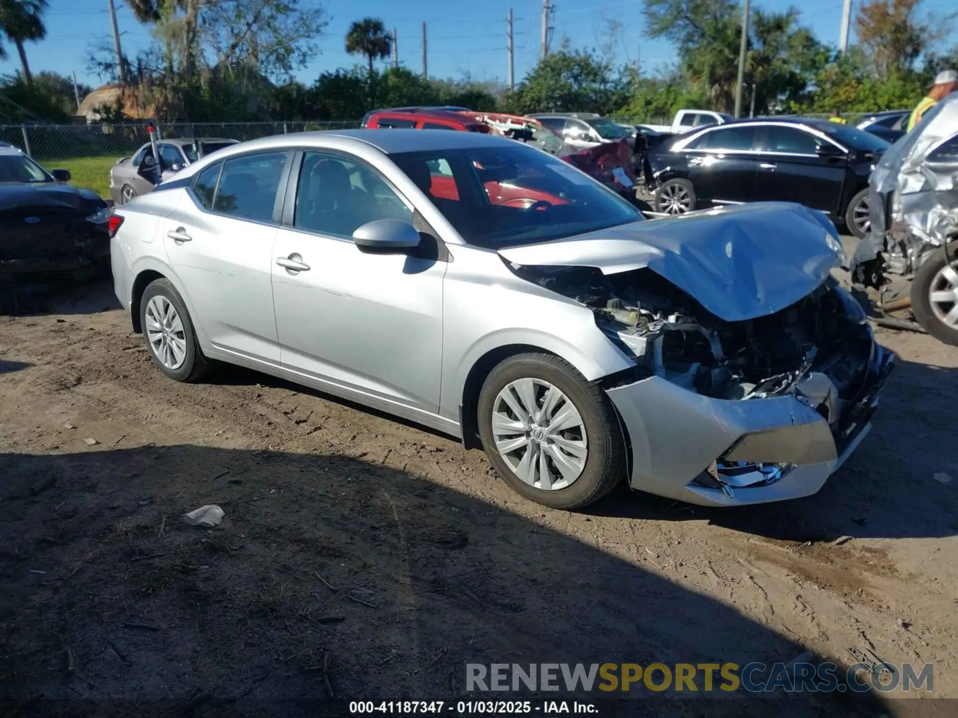 1 fotografías del automóvil dañado 3N1AB8BV5MY281975 NISSAN SENTRA 2021