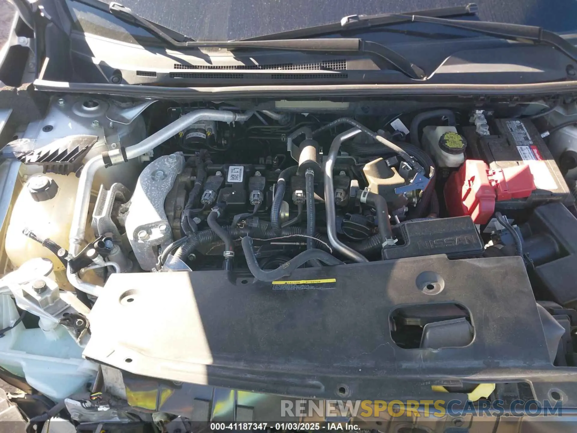 10 fotografías del automóvil dañado 3N1AB8BV5MY281975 NISSAN SENTRA 2021